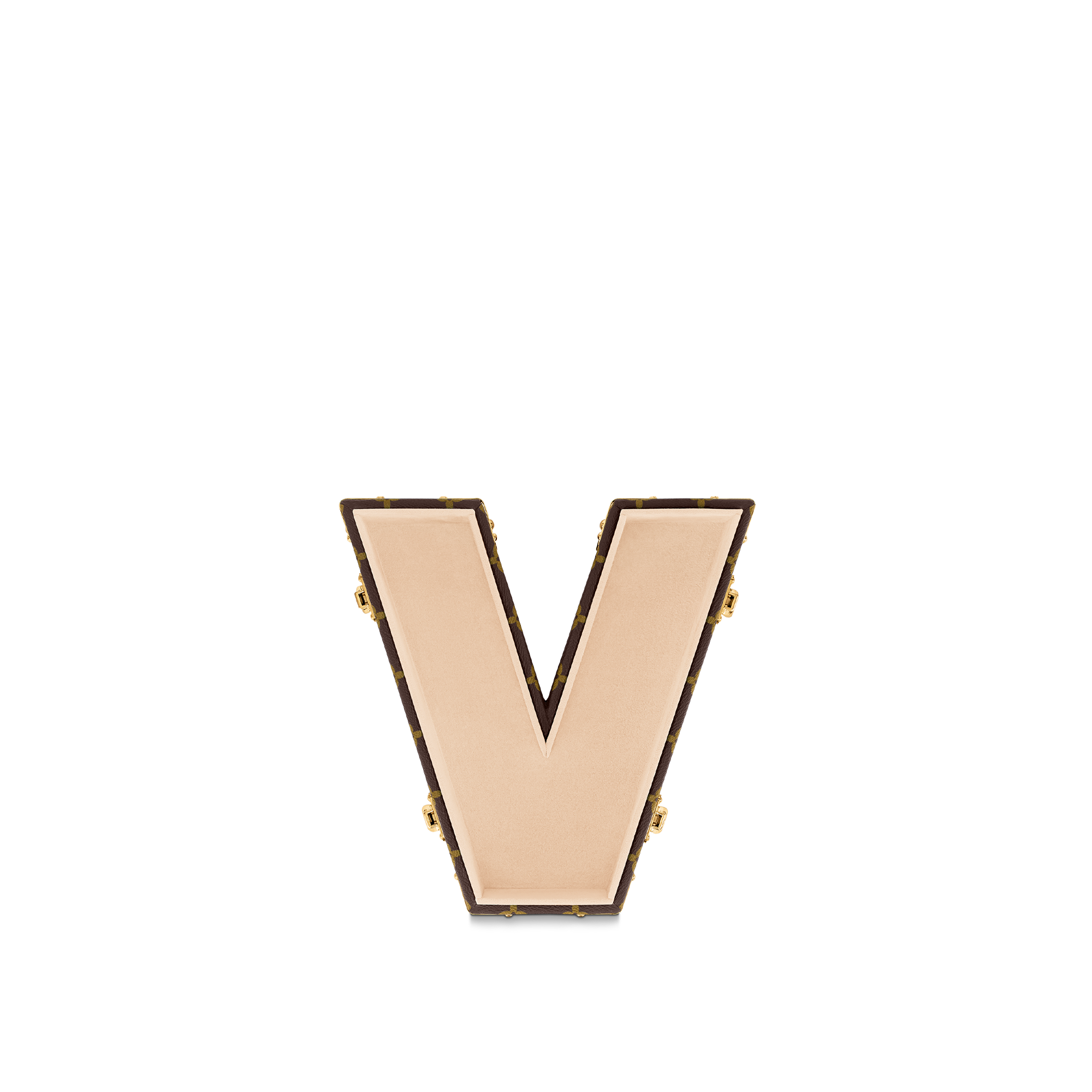 Letter Trunk V Monogram 帆布 in Les Extraordinaires