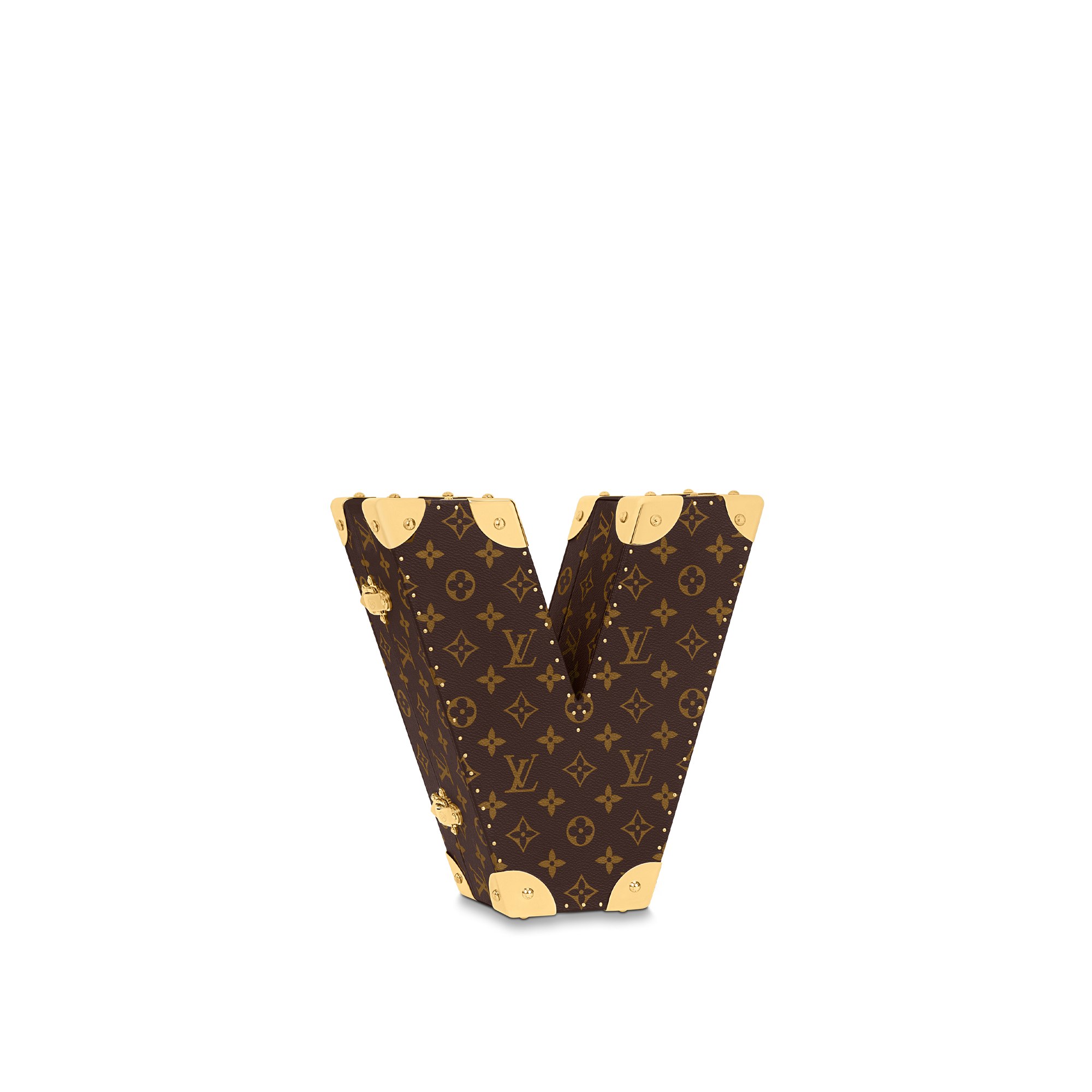 Letter Trunk V Monogram 帆布 in Les Extraordinaires