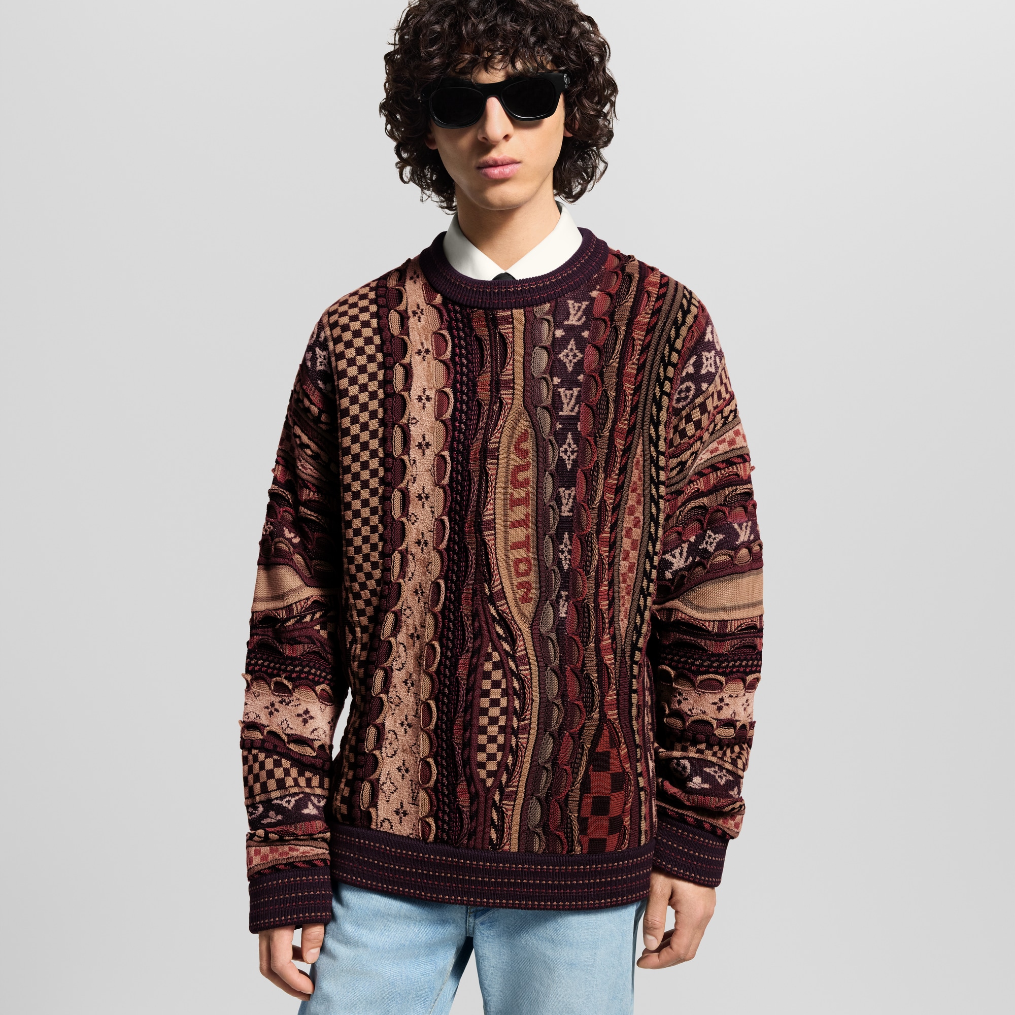 長袖圓領上衣  in 男士