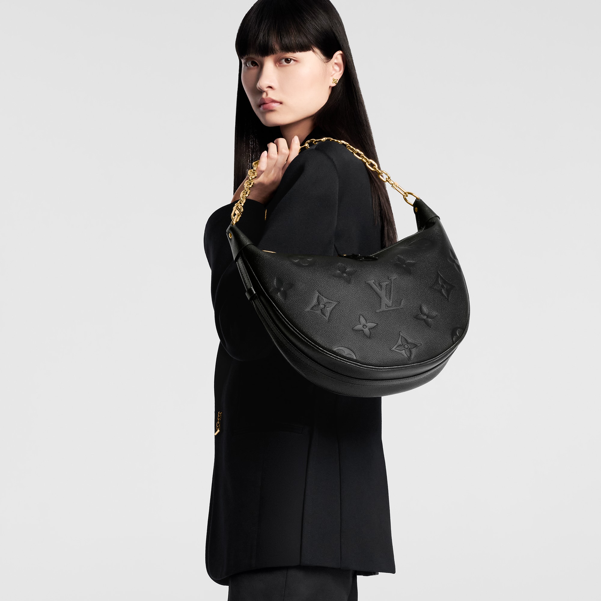 Loop Hobo Monogram Empreinte 皮革 in 精選禮品