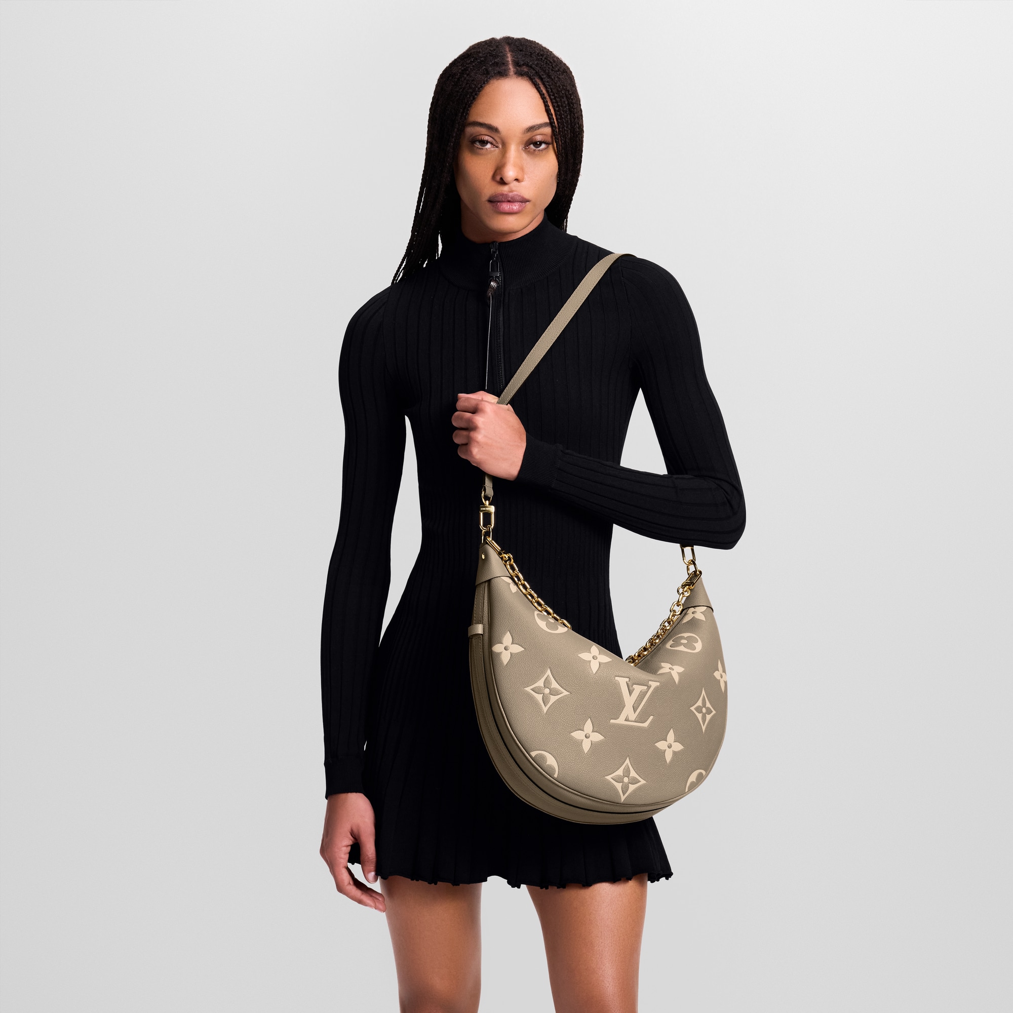 Loop Hobo 雙色 Monogram Empreinte 皮革 in 女士