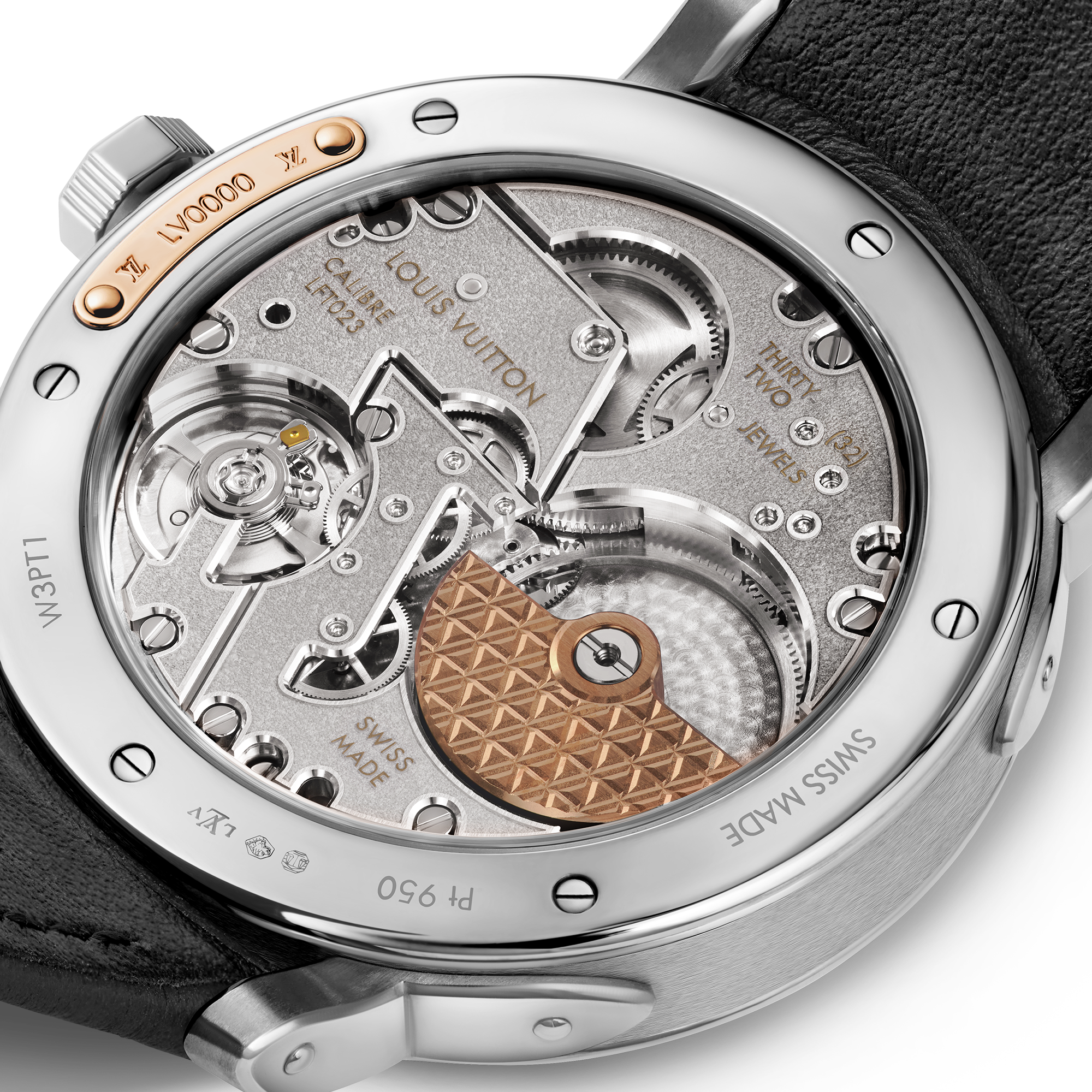 Louis Vuitton Escale，自動機芯，39毫米，鉑金  in 腕錶系列