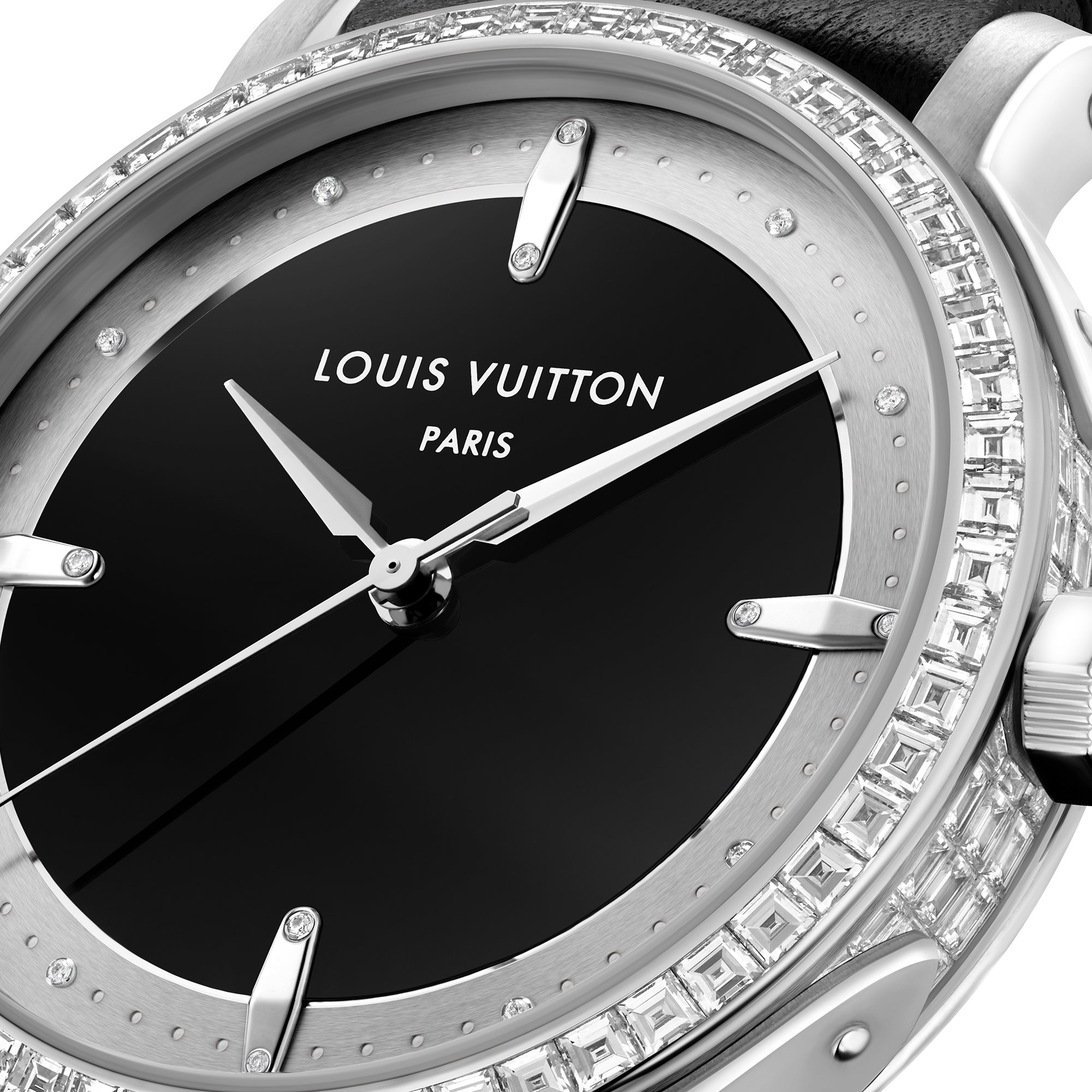 Louis Vuitton Escale，自動機芯，40.5毫米，鉑金及鑽石  in 腕錶系列