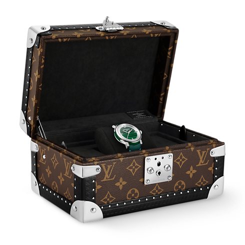 Louis Vuitton Escale,自動機芯,40毫米,鉑金及孔雀石 in 腕錶系列's 腕錶系列 Escale collections by Louis Vuitton (產品縮放)