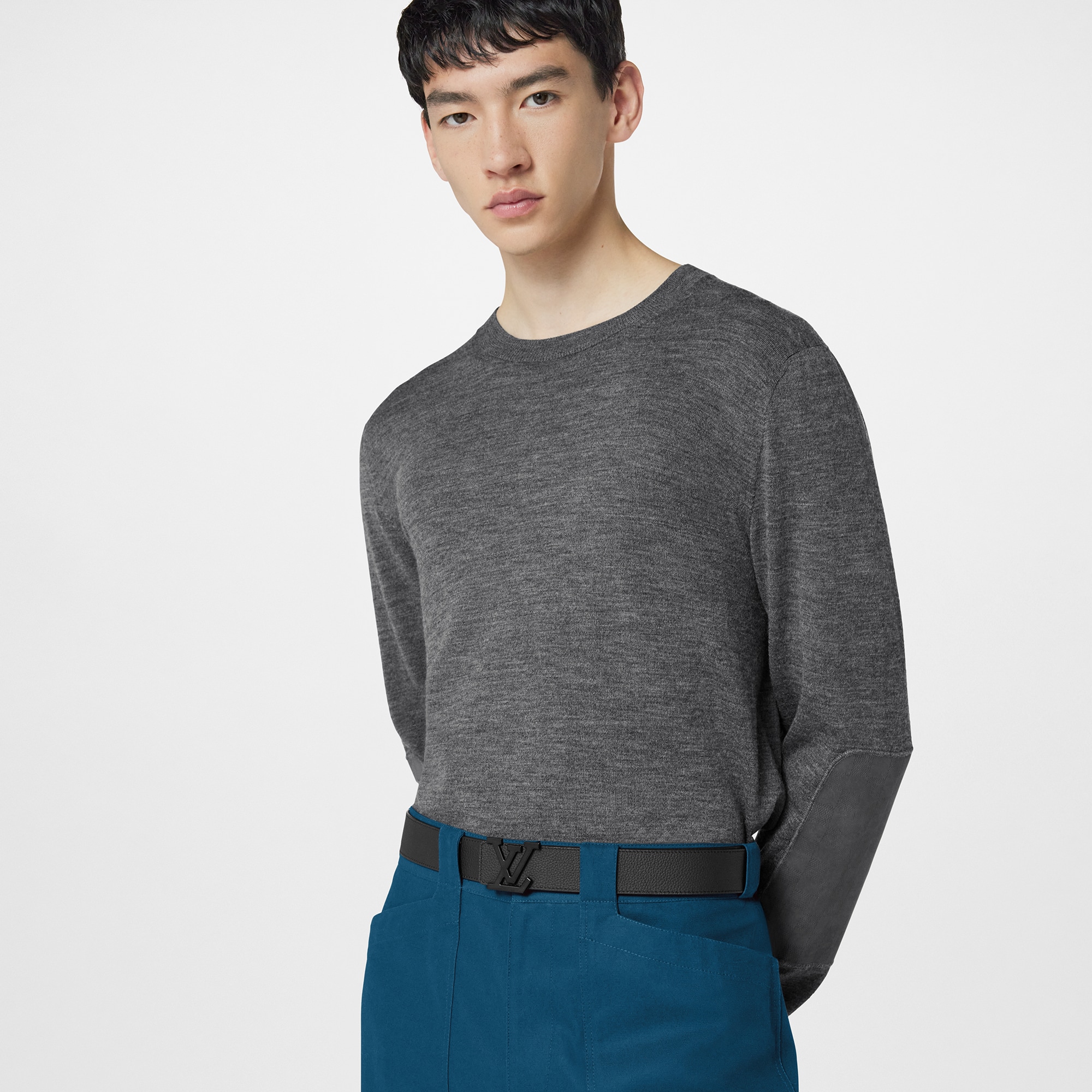 LV Aerogram 35毫米皮帶 其他皮革 in 男士