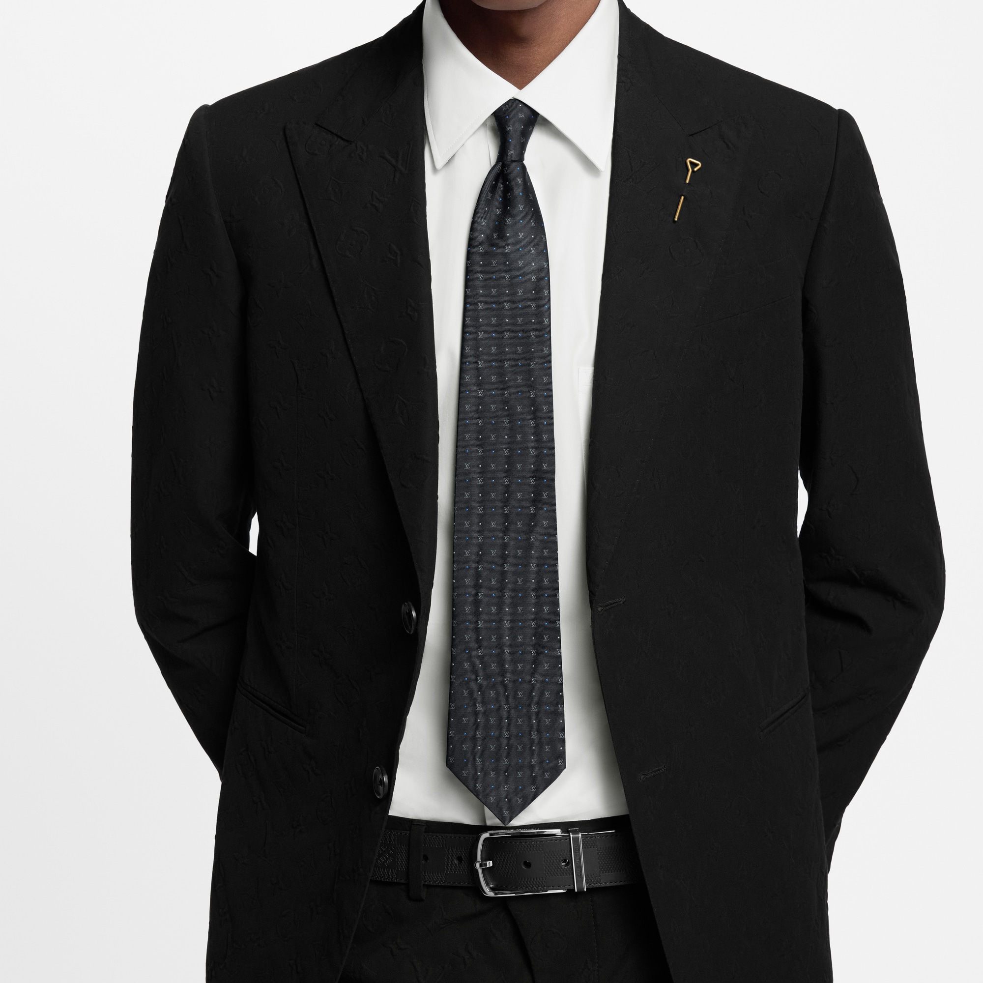 LV Blason Dots 領帶 . in 男士