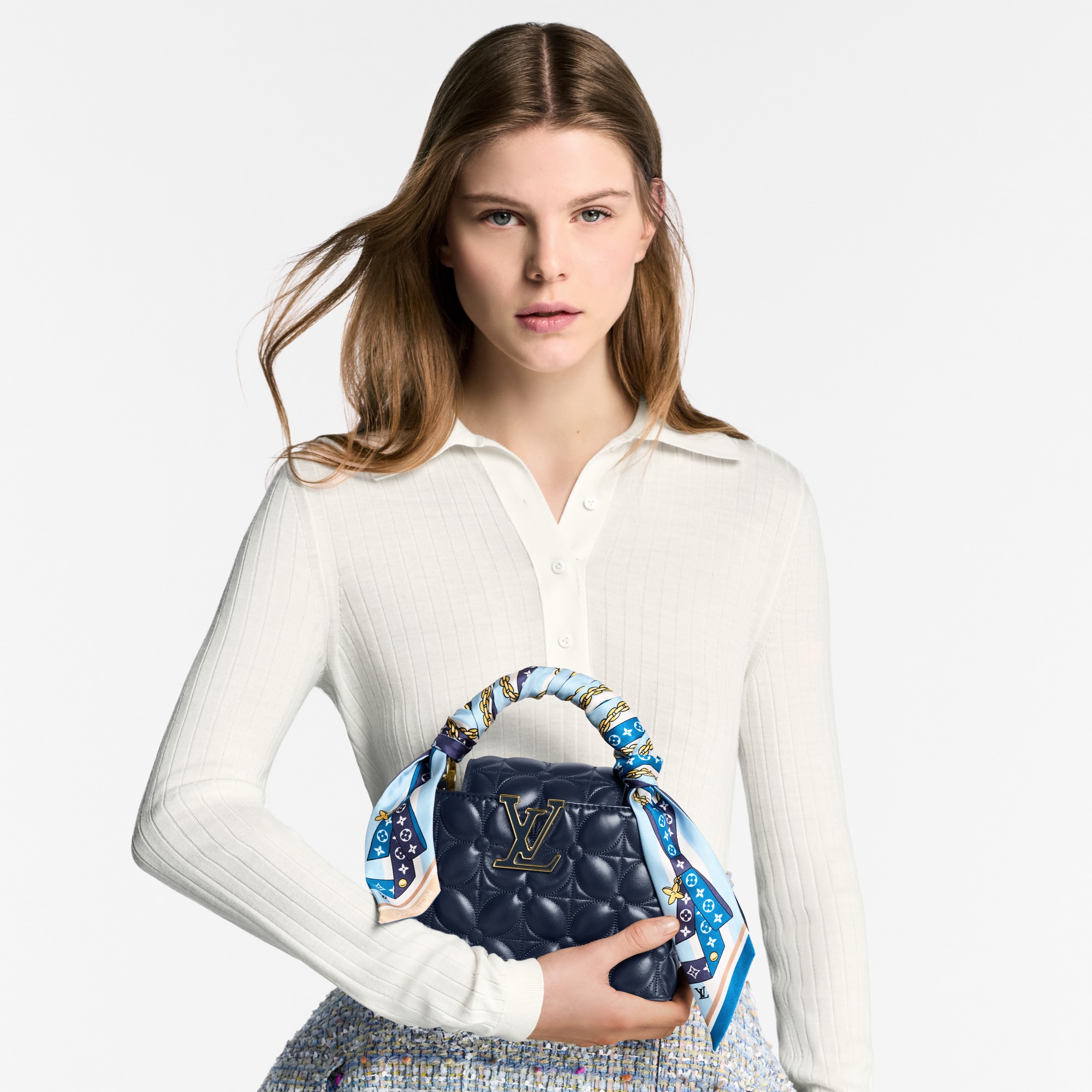 LV Bow BB 長絲巾 . in 女士