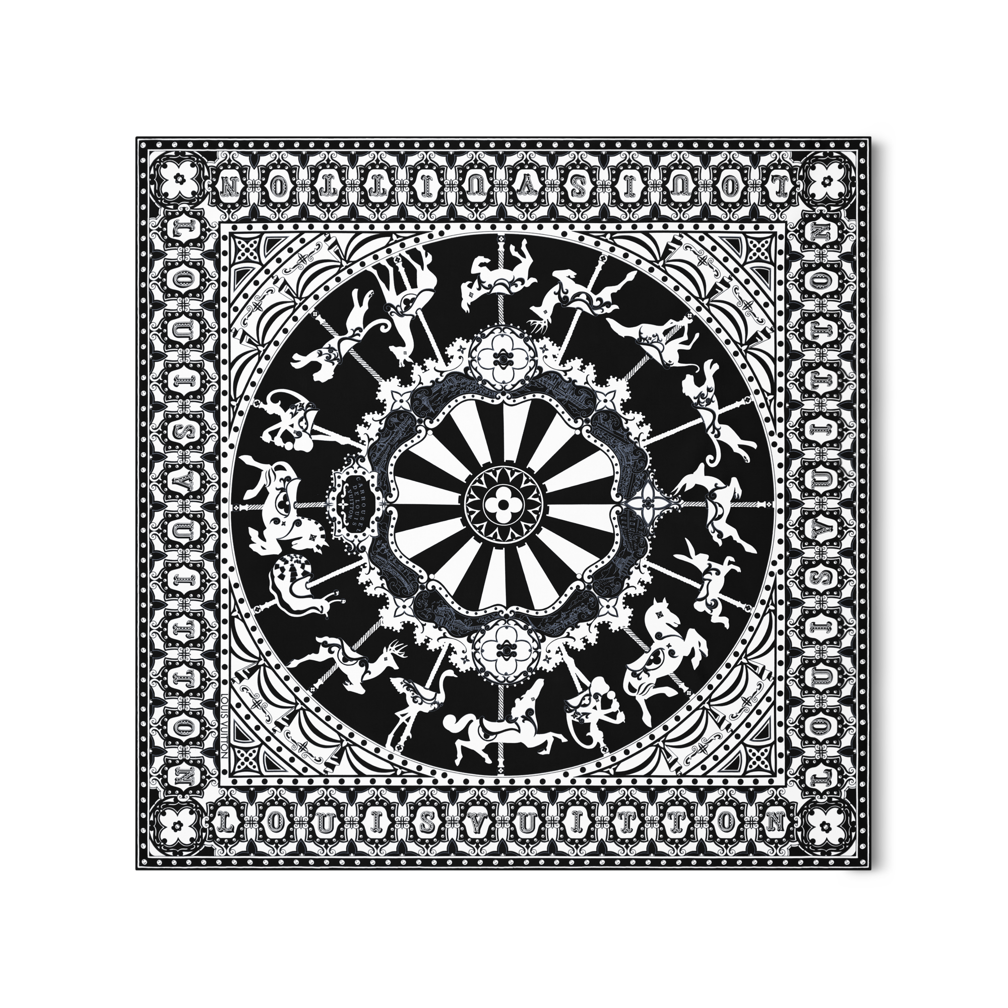 LV Carrousel 70方巾 . in 女士