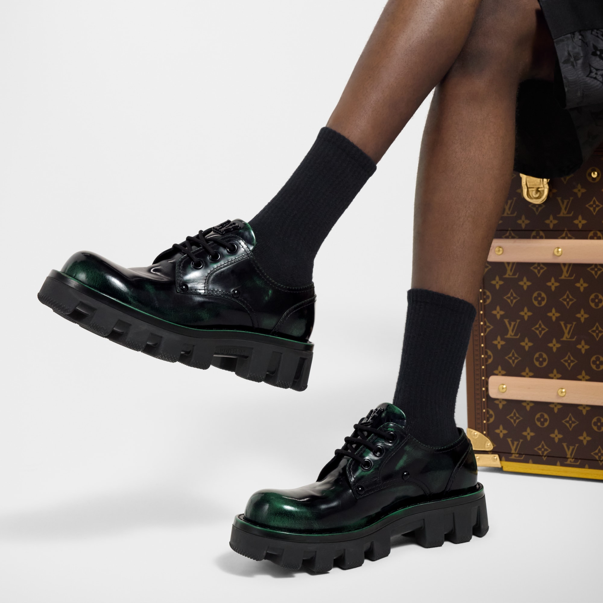 LV Checker 皮鞋  in 男士