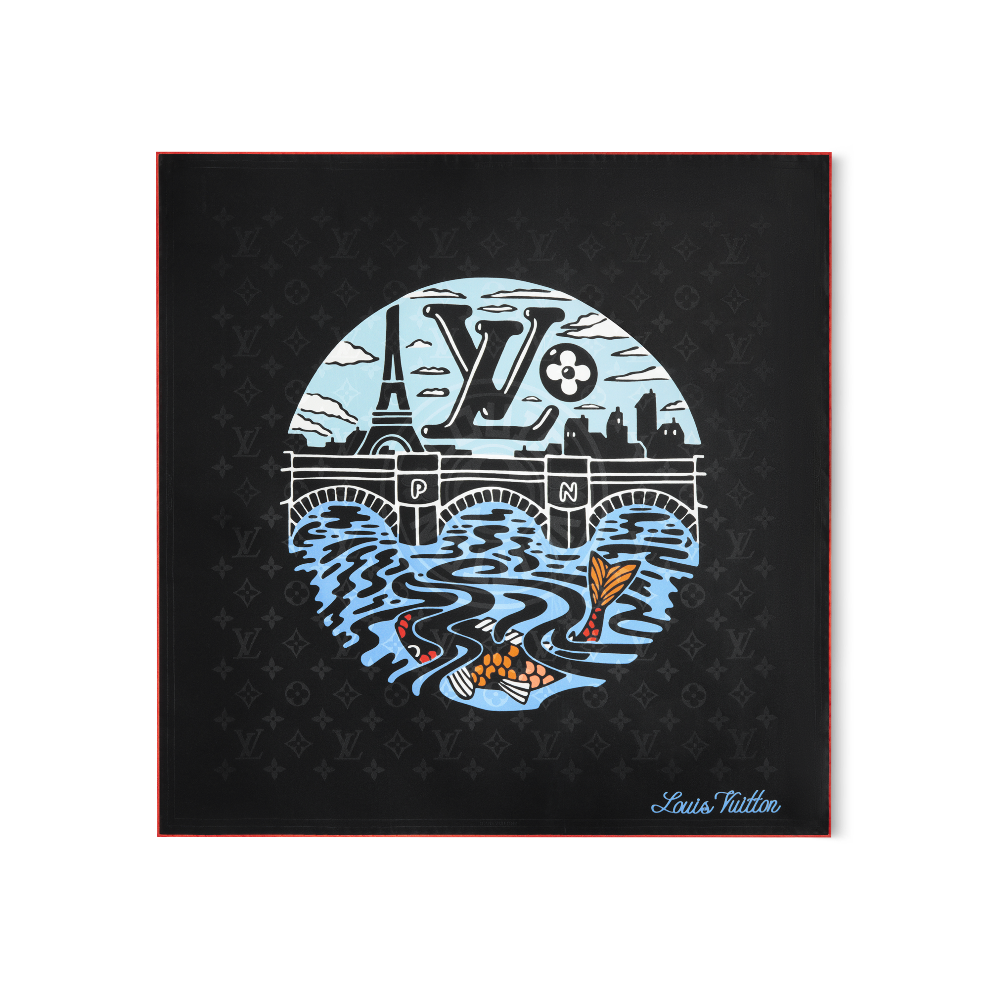 LV City Stamp 頭巾 . in 男士