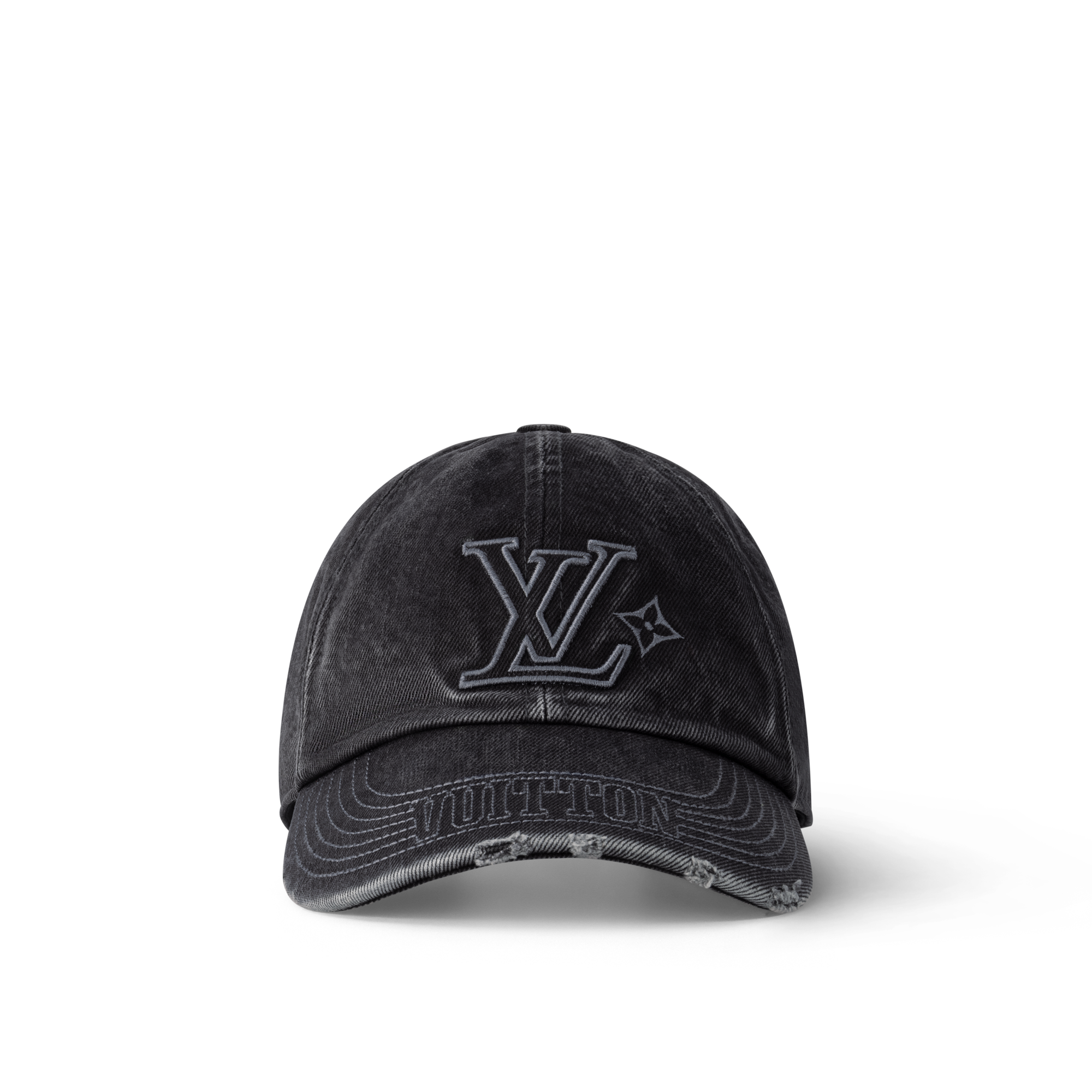 LV Denim 洗水棒球帽 . in 男士