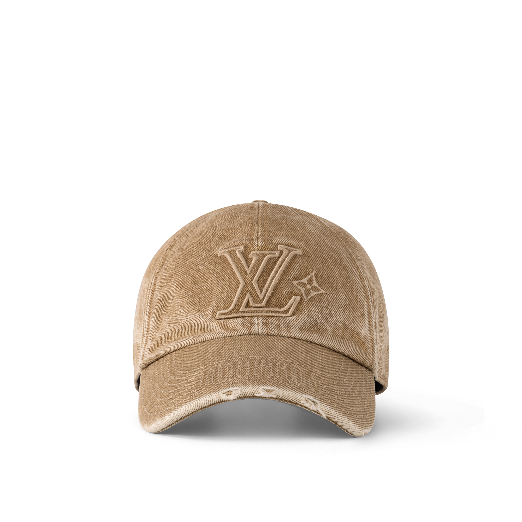 LV Denim 洗水棒球帽 . in 男士