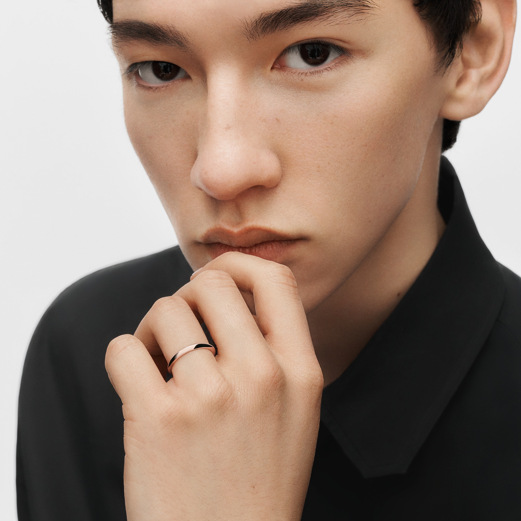 LV Diamonds 2.5毫米結婚戒指 - 配玫瑰K金  in 珠寶系列