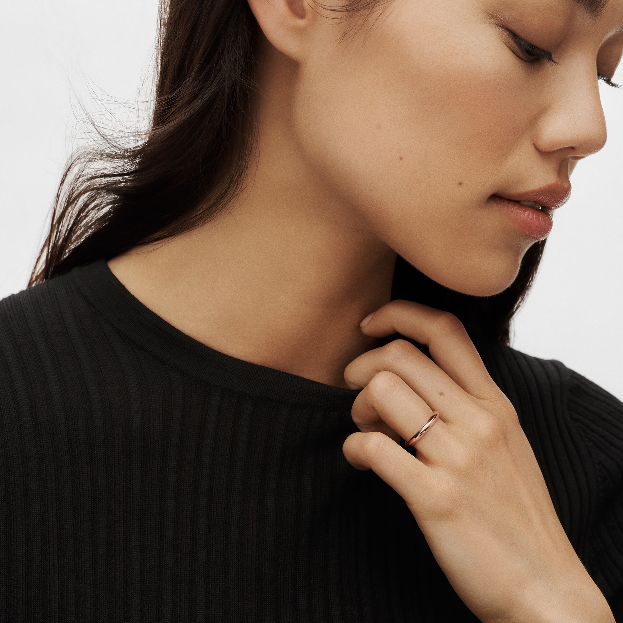 LV Diamonds 3毫米婚戒 - 配玫瑰K金  in 珠寶系列