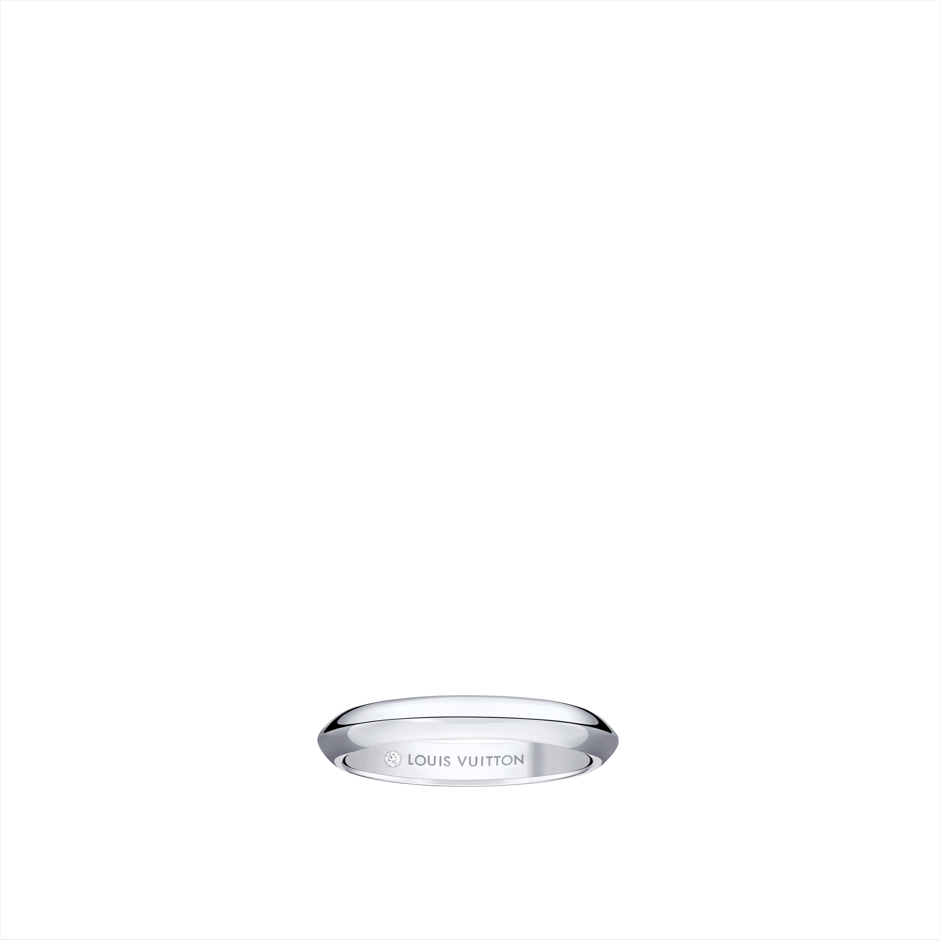 LV Diamonds 3毫米婚戒 -配鉑金  in 珠寶系列