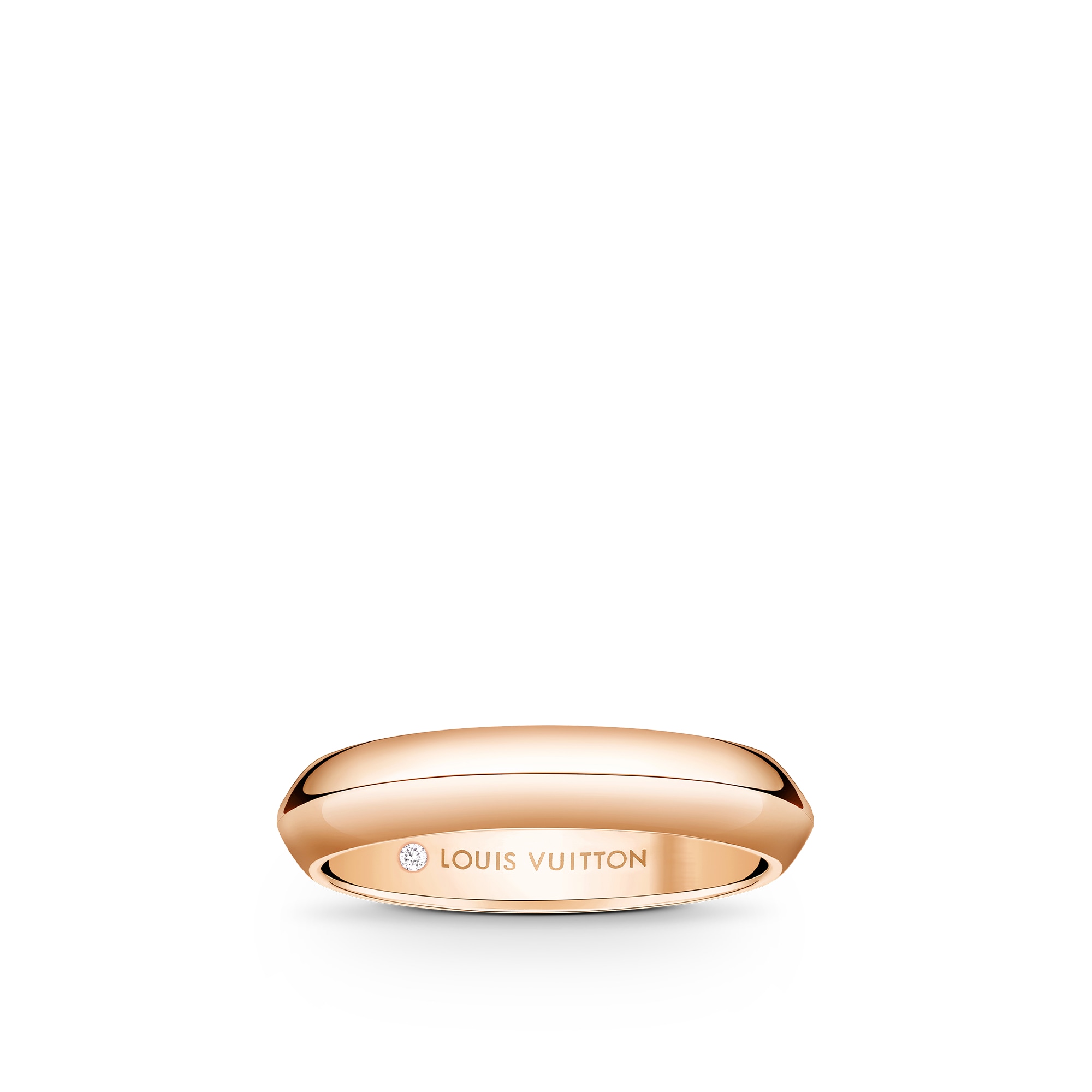 LV Diamonds 4毫米玫瑰金結婚戒指  in 珠寶系列