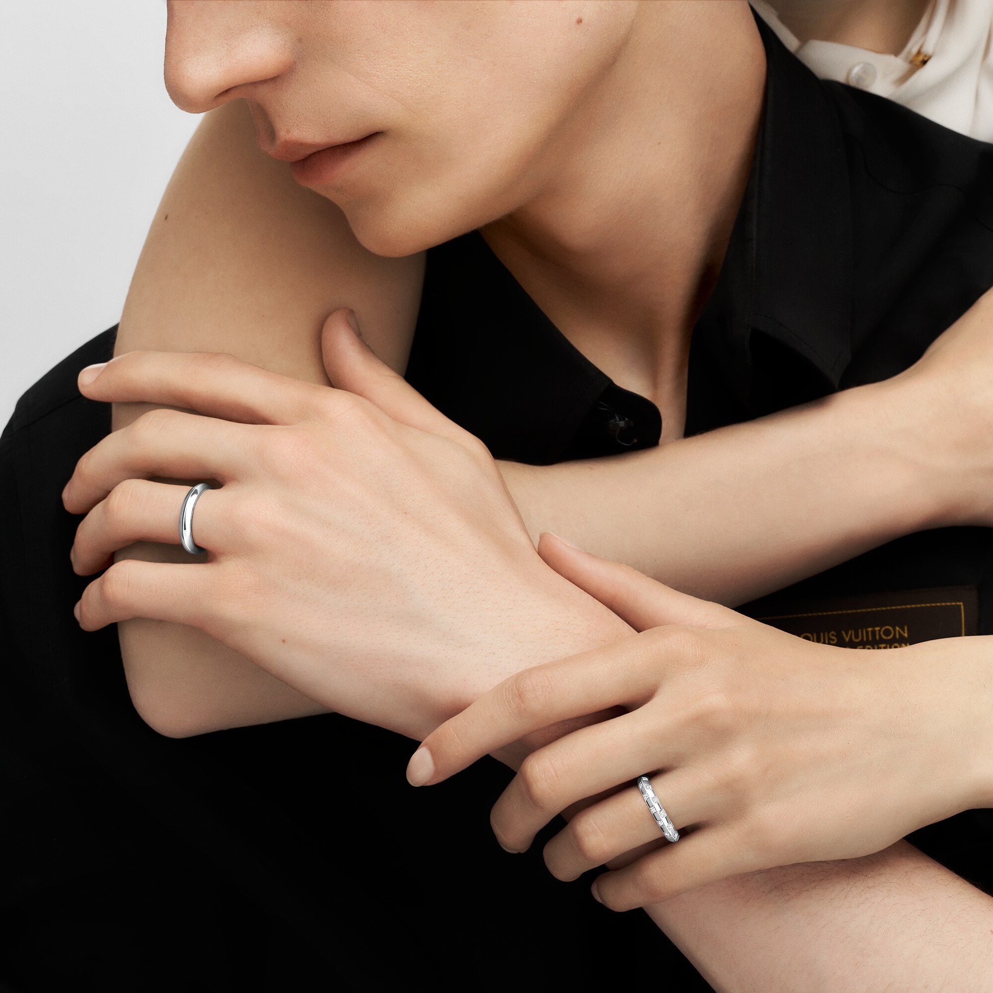 LV Diamonds 4毫米婚戒 - 配鉑金  in 珠寶系列