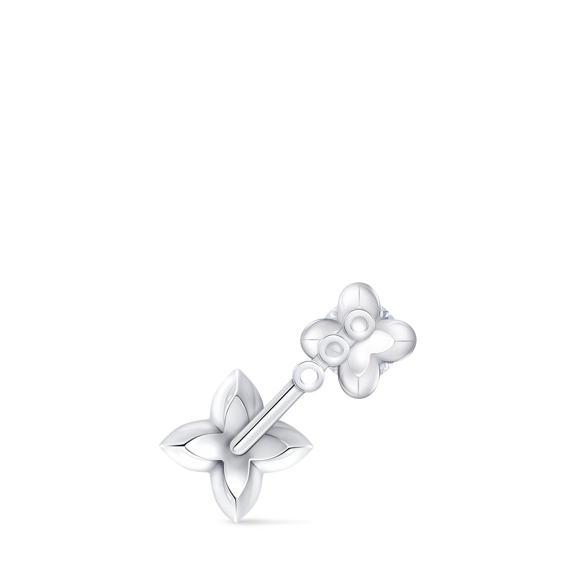 LV Diamonds 單枚雙耳釘 - 配圓形明亮式切割鑽石  in 珠寶系列