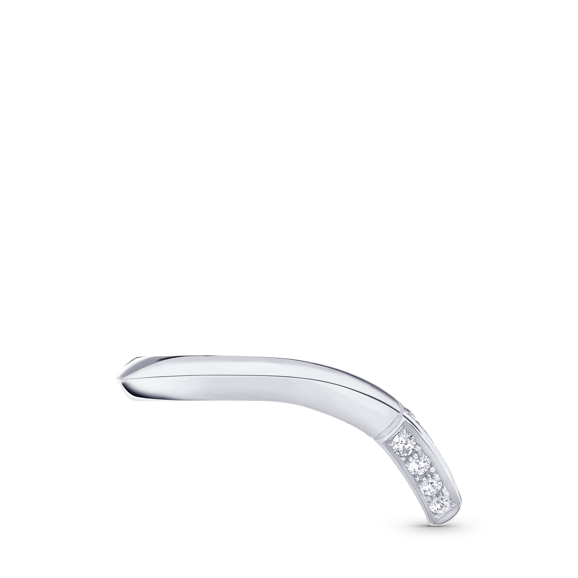 LV Diamonds Pavé V 戒指 - 配鉑金  in 珠寶系列