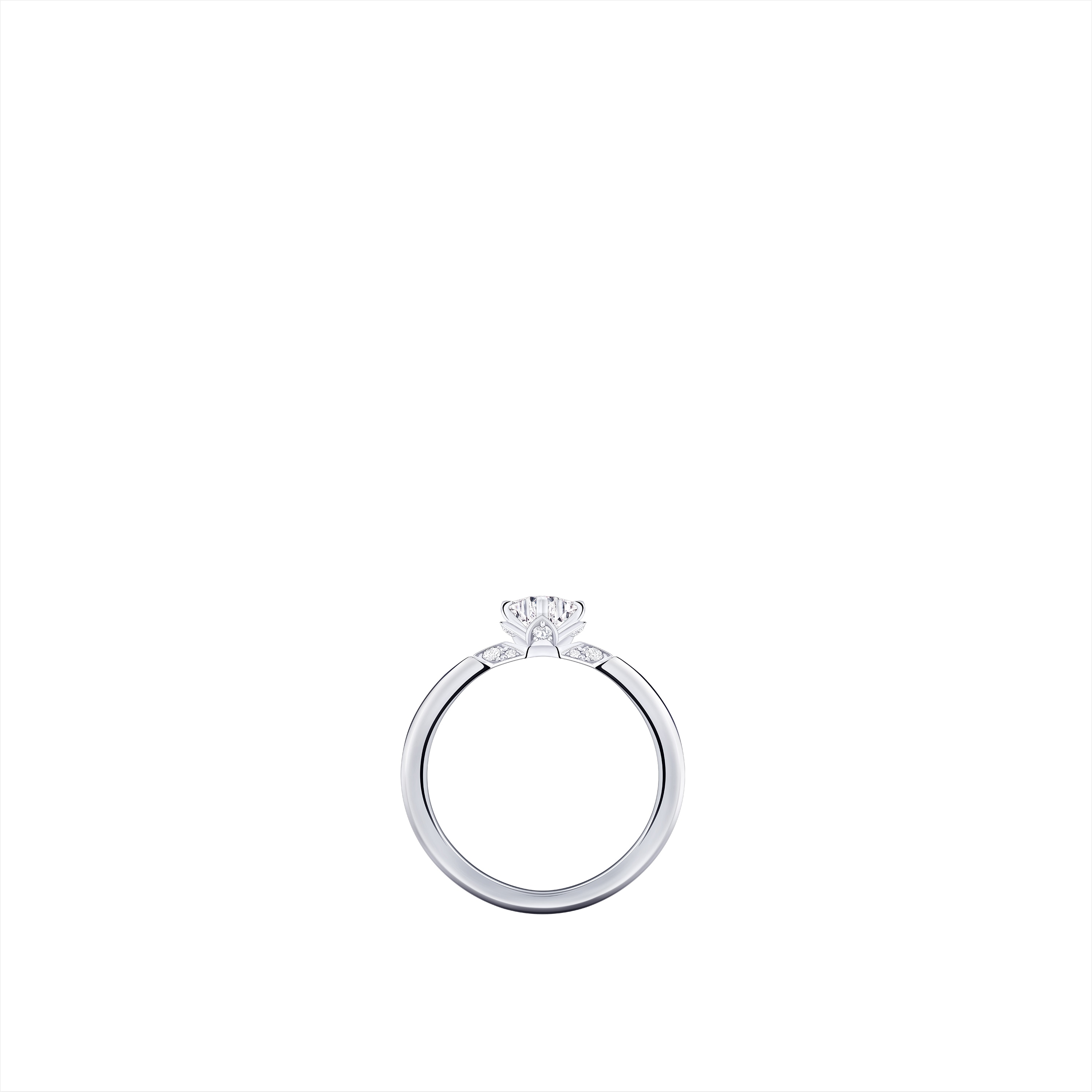 LV Diamonds Solitaire 戒指 - 配 LV Monogram Star 切割鑽石  in 珠寶系列