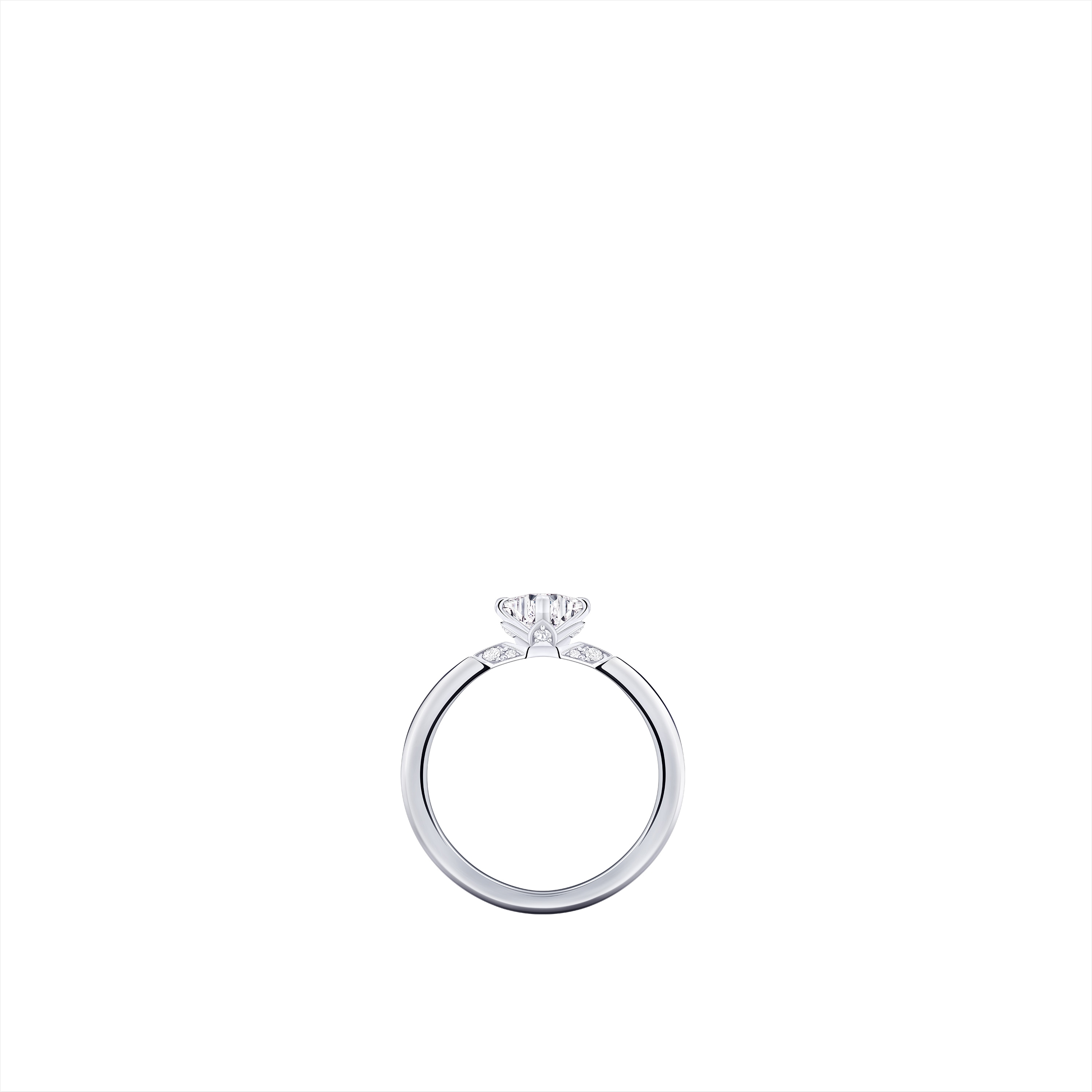 LV Diamonds Solitaire 戒指 - 配 LV Monogram Star 切割鑽石  in 珠寶系列