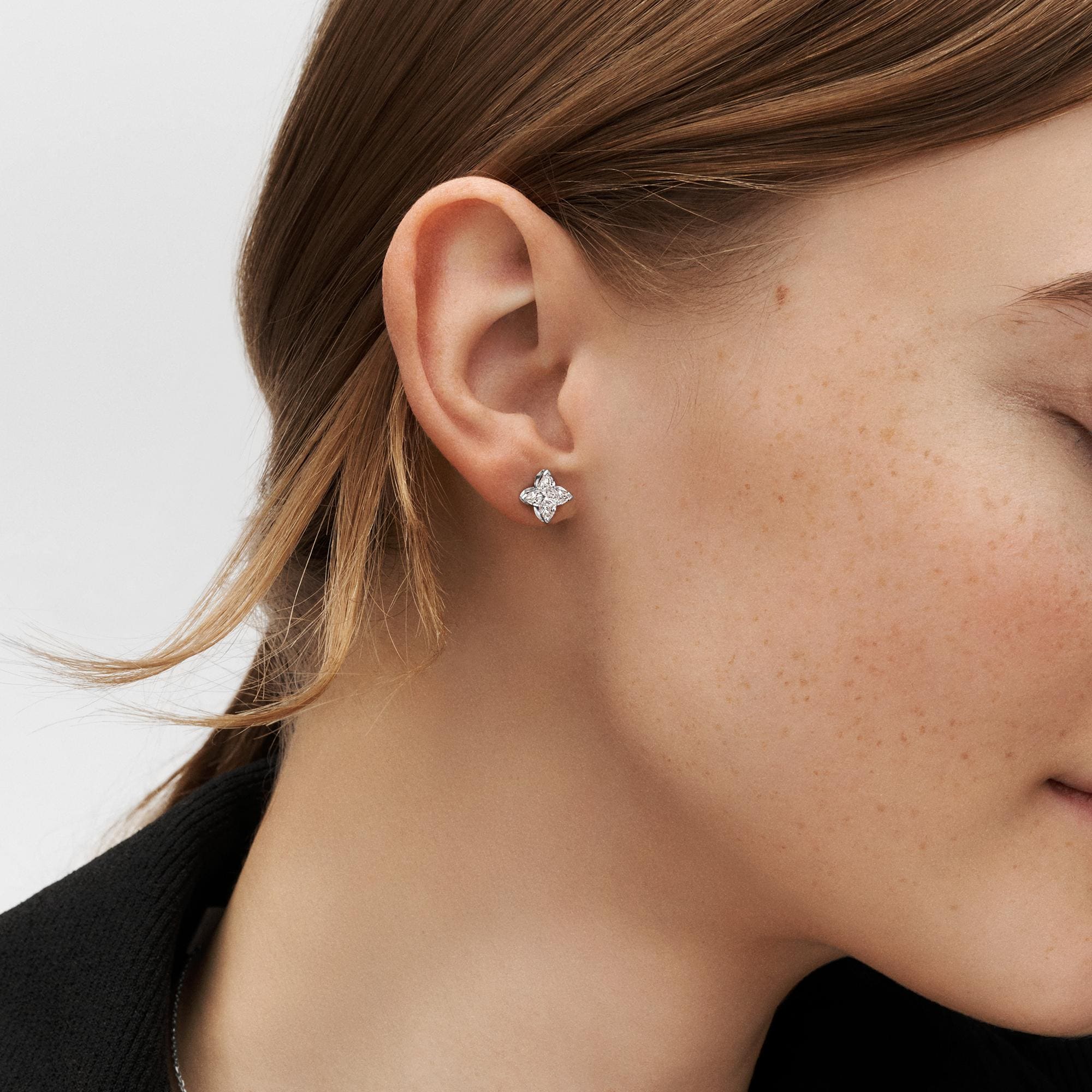 LV Diamonds 單枚耳釘 - 配 LV Monogram Star 切割鑽石  in 珠寶系列