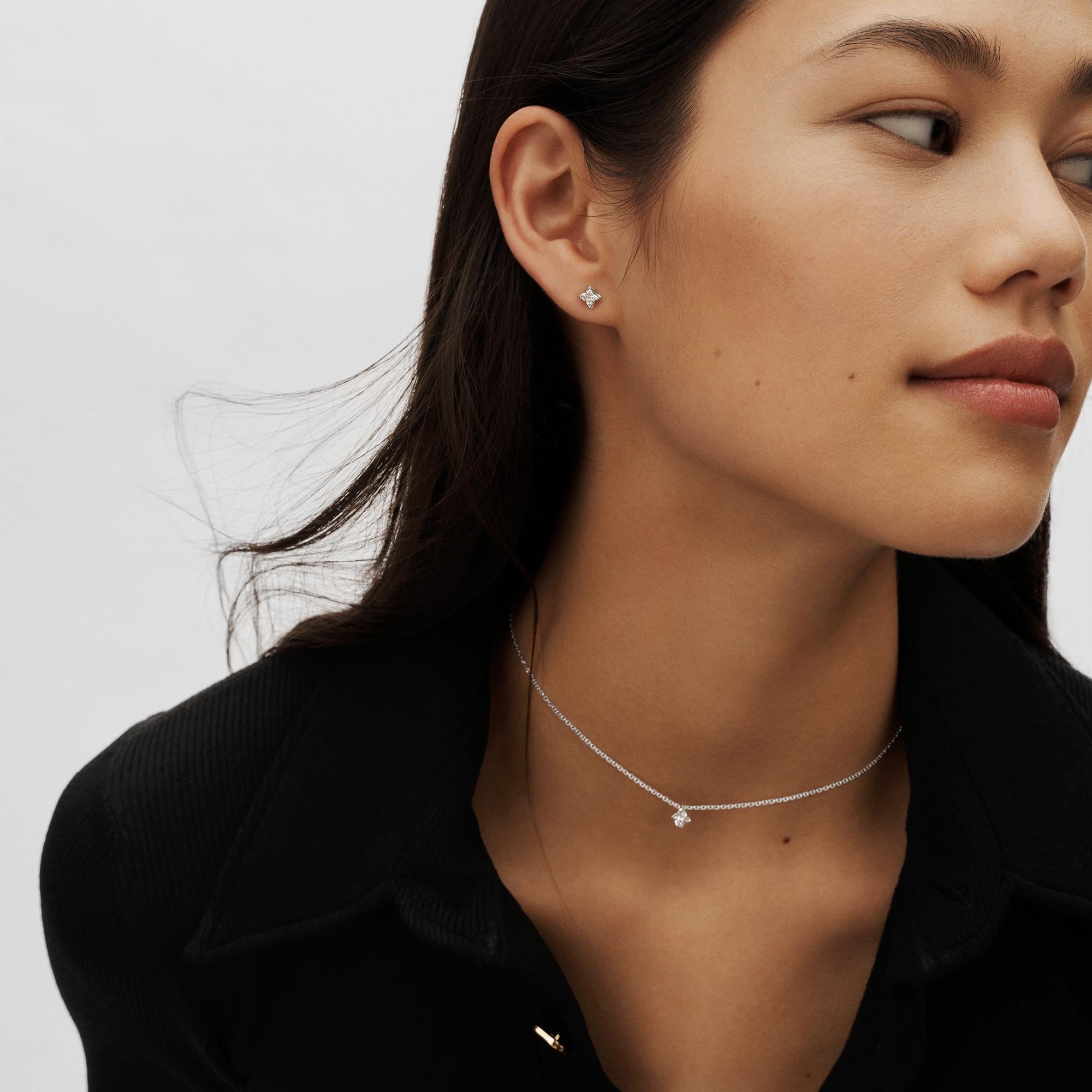 LV Diamonds 單枚耳釘 - 配 LV Monogram Star 切割鑽石  in 珠寶系列