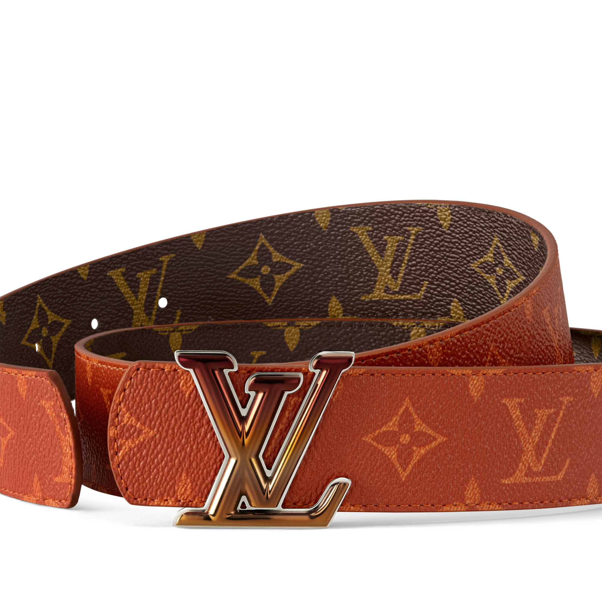 LV Dimension Sunset 40毫米雙面腰帶  in 男士