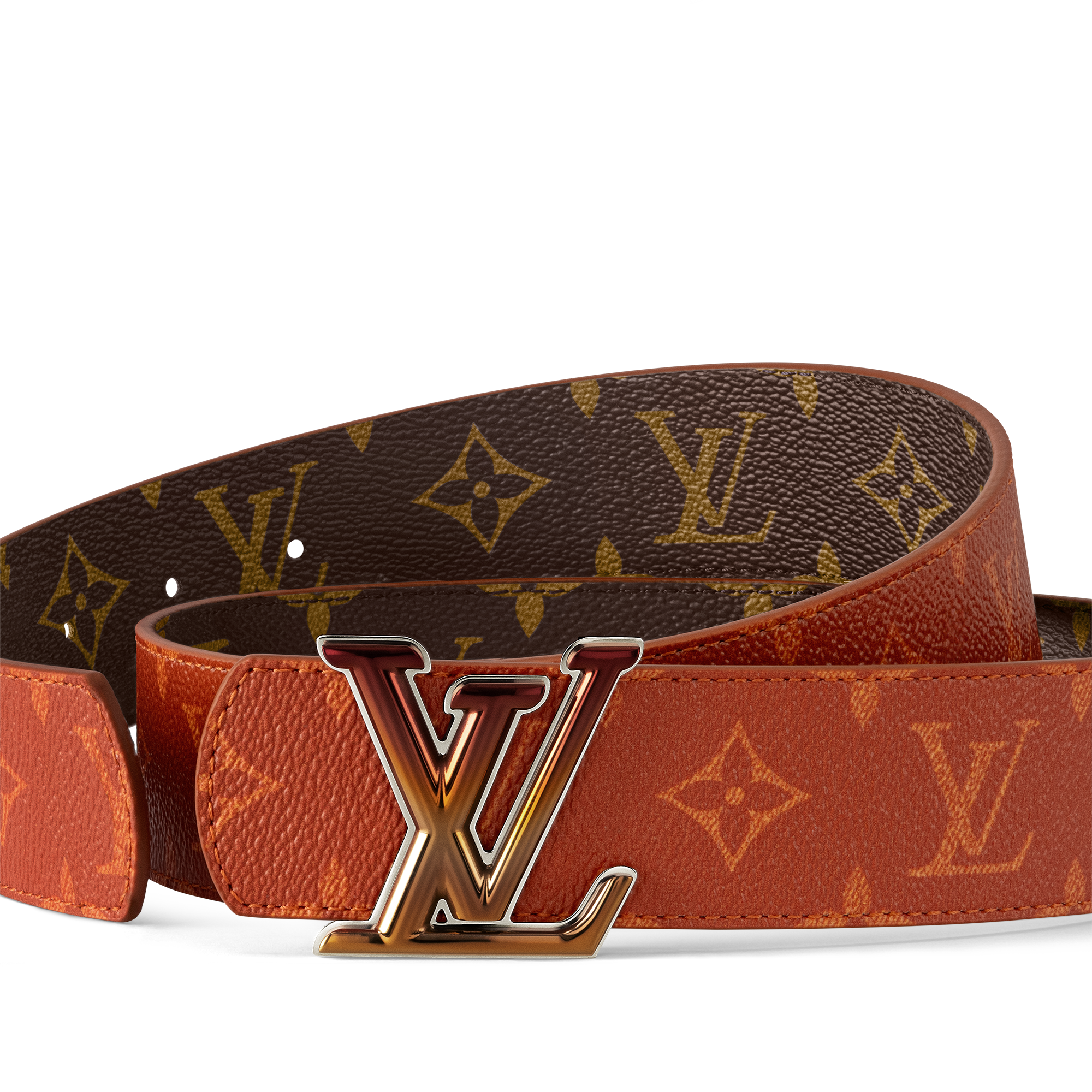 LV Dimension Sunset 40毫米雙面腰帶  in 男士