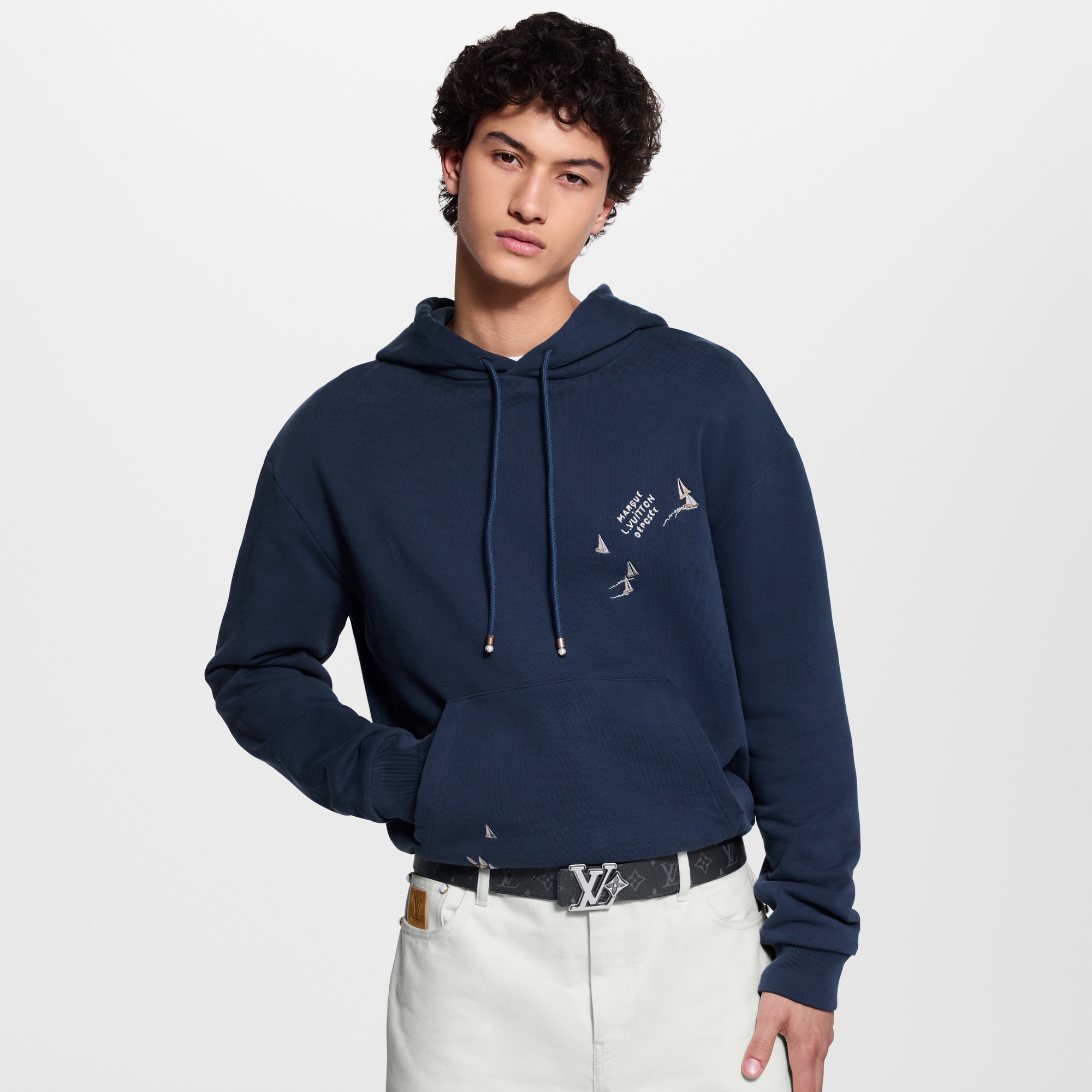 LV Flower 40毫米雙面皮帶  in 男士