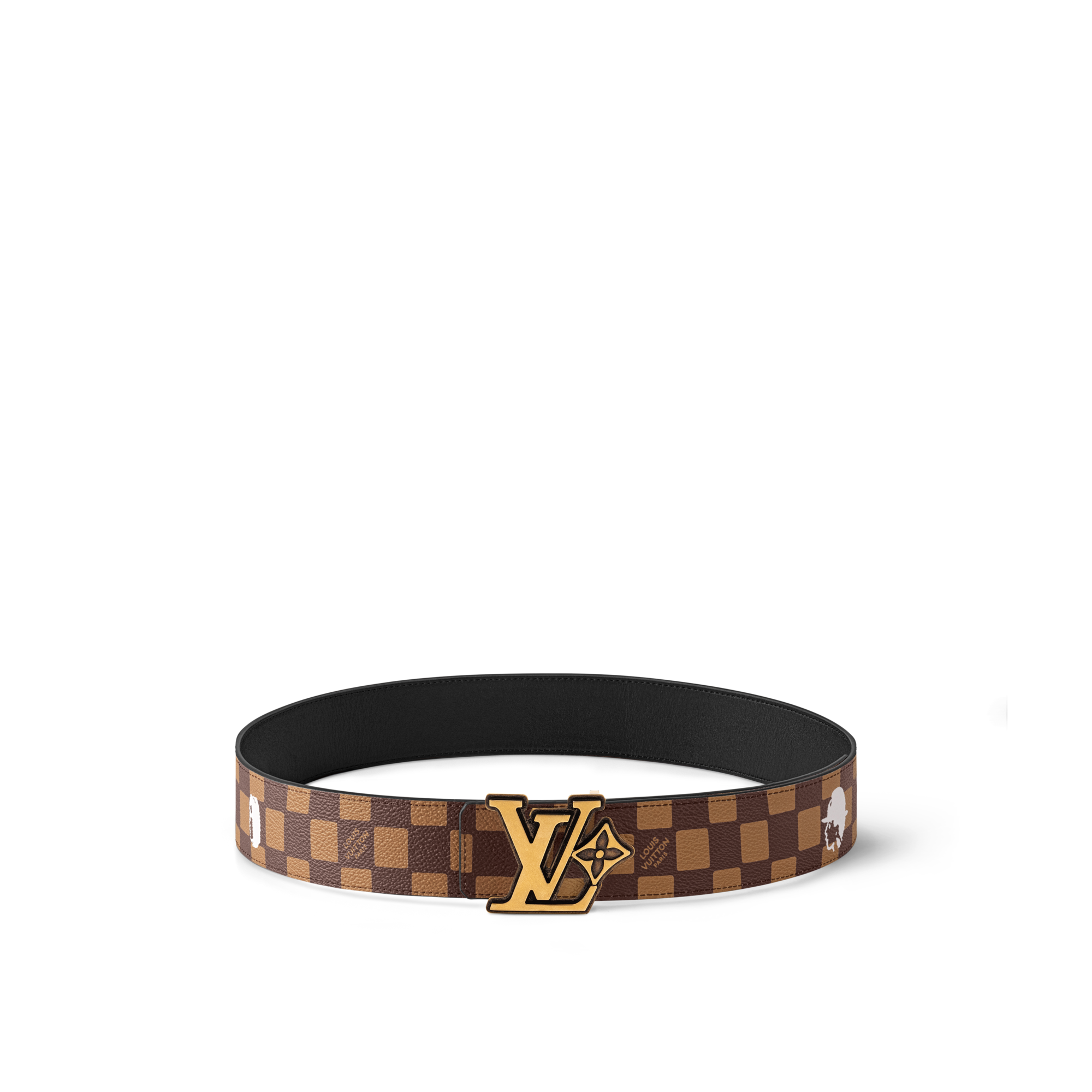 LV Flower Damier Phriendship 40毫米雙面皮帶  in 男士