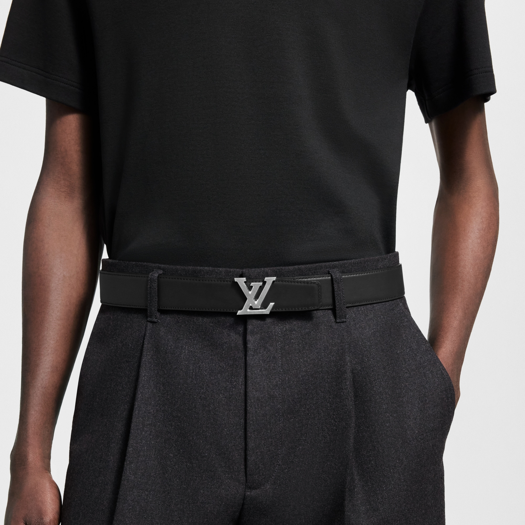 LV Heritage 35毫米雙面皮帶  in 男士