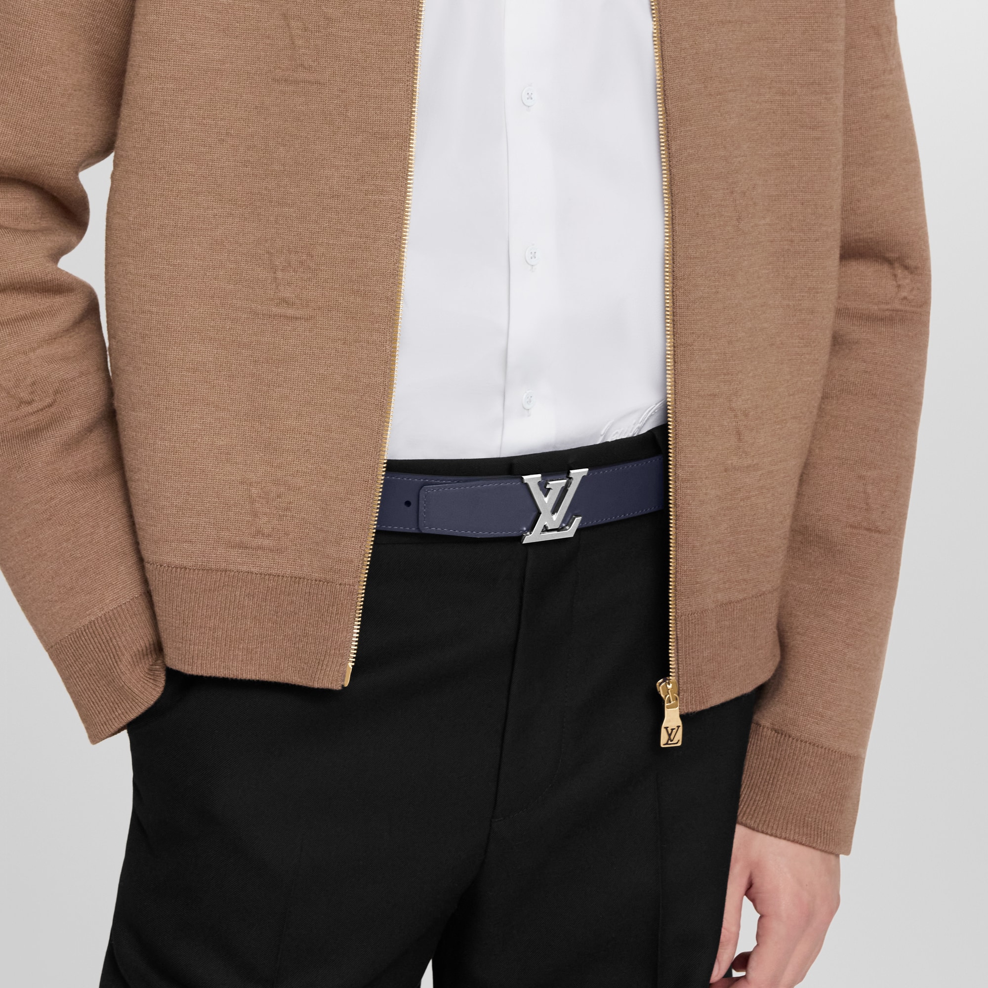 LV Heritage 35毫米雙面皮帶 其他皮革 in 男士