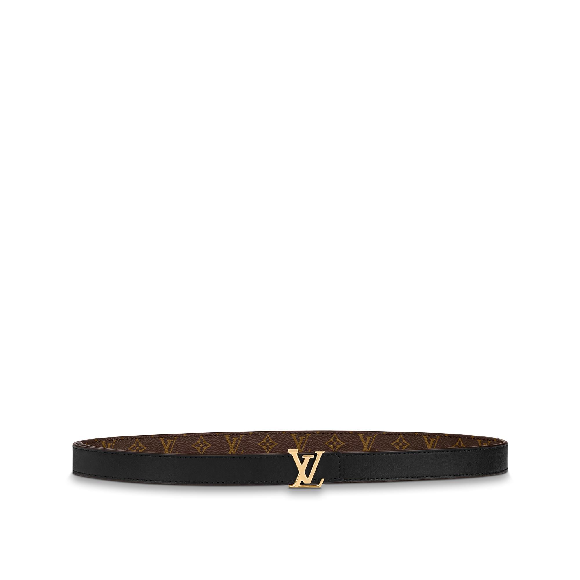 LV Iconic 20毫米雙面皮帶 Monogram 帆布 in 女士