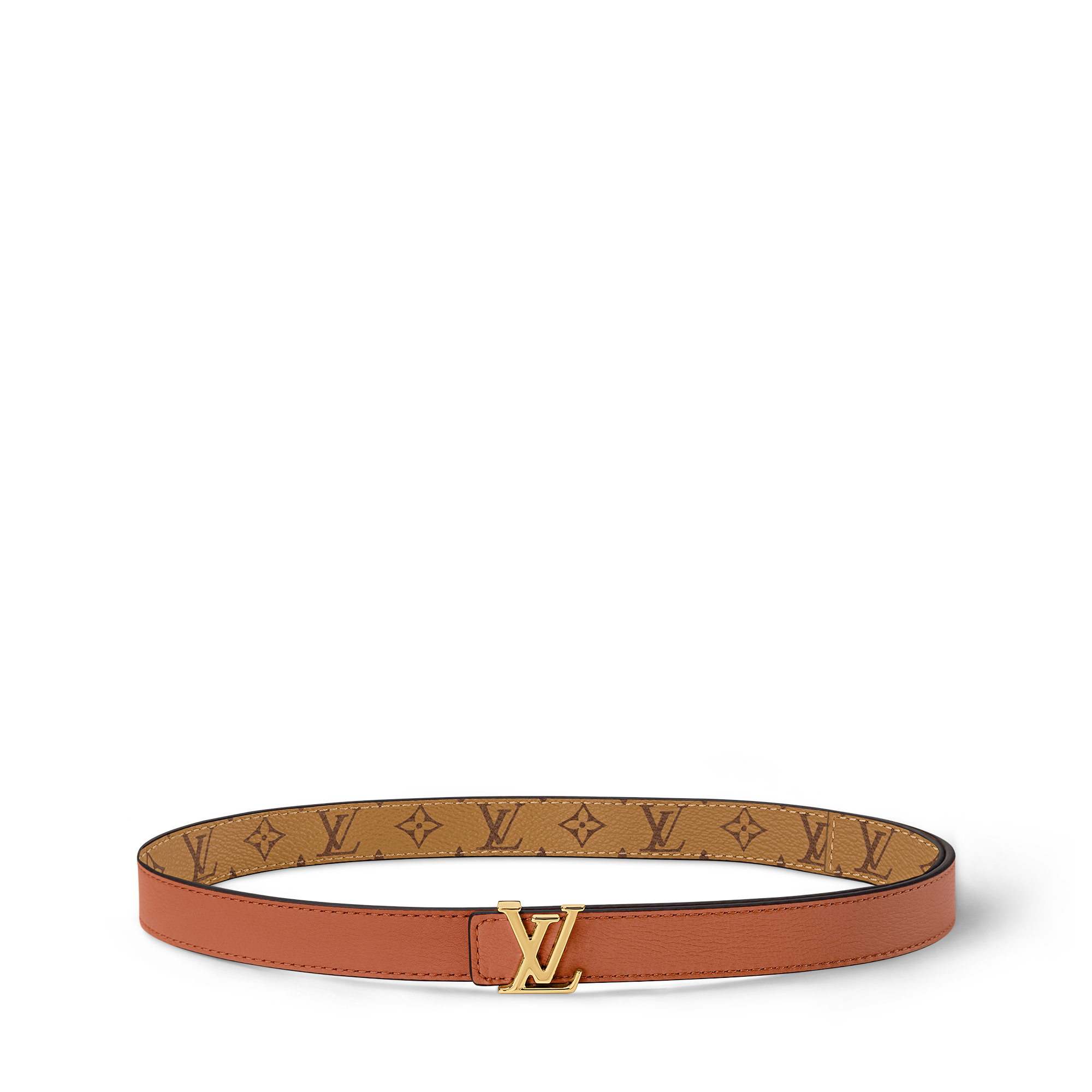 LV Iconic 20毫米雙面皮帶 Monogram 帆布 in 女士