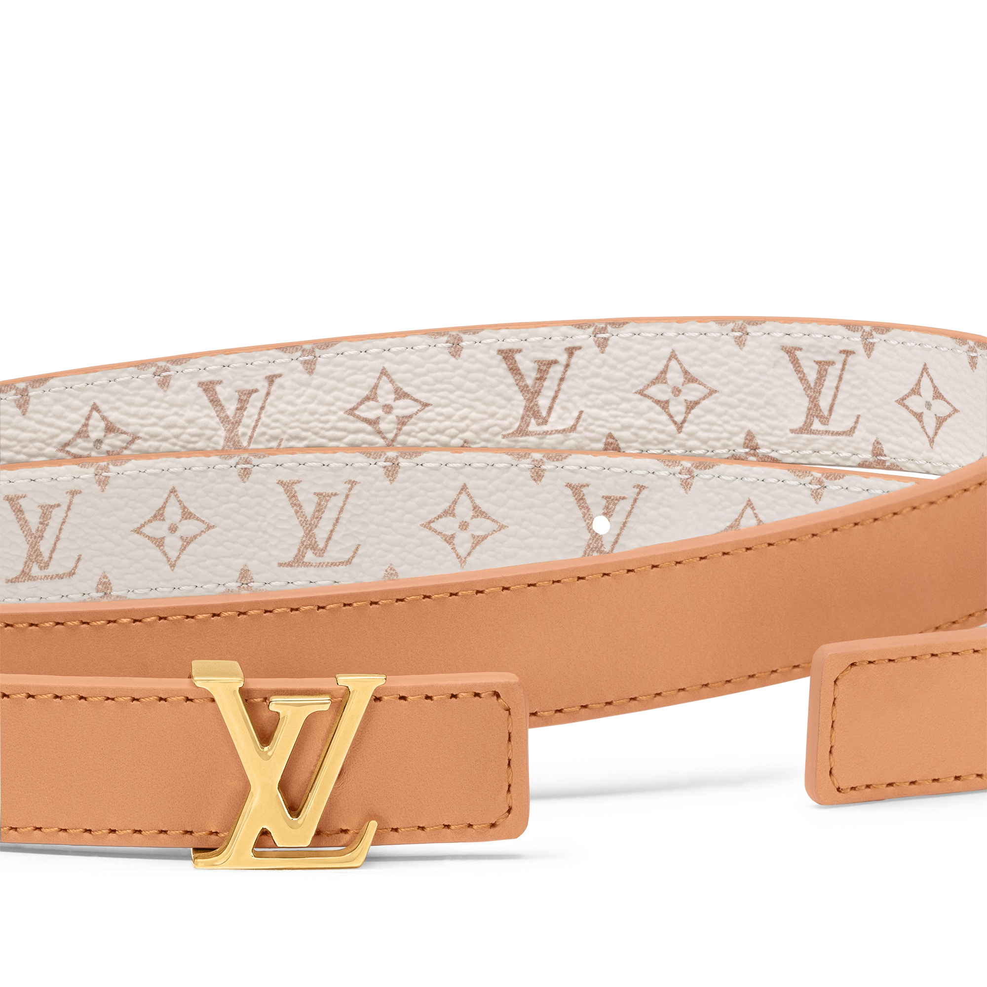 LV Iconic 20毫米雙面皮帶 Monogram 帆布 in 女士