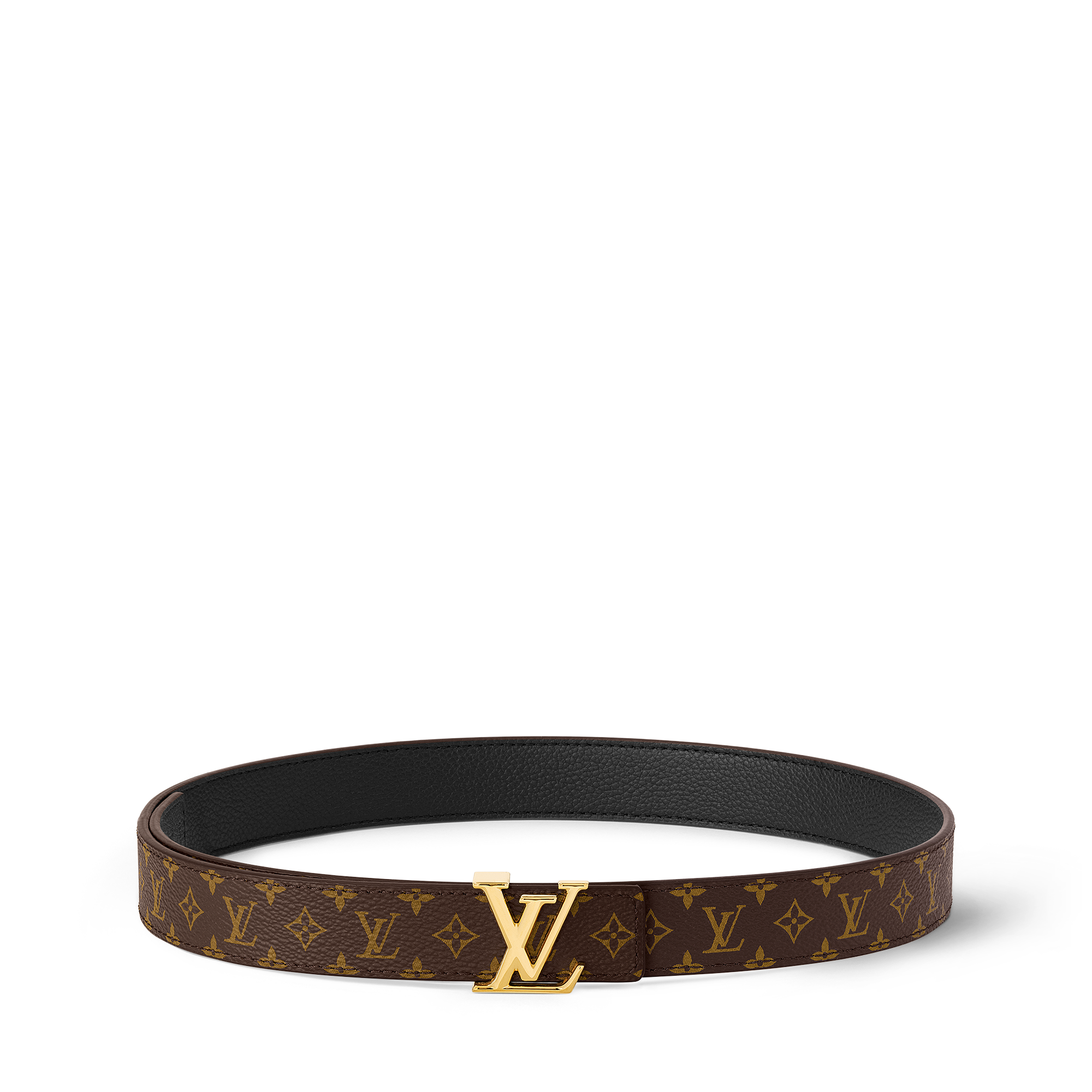 LV Iconic 25毫米雙面皮帶 Monogram 帆布 in 女士