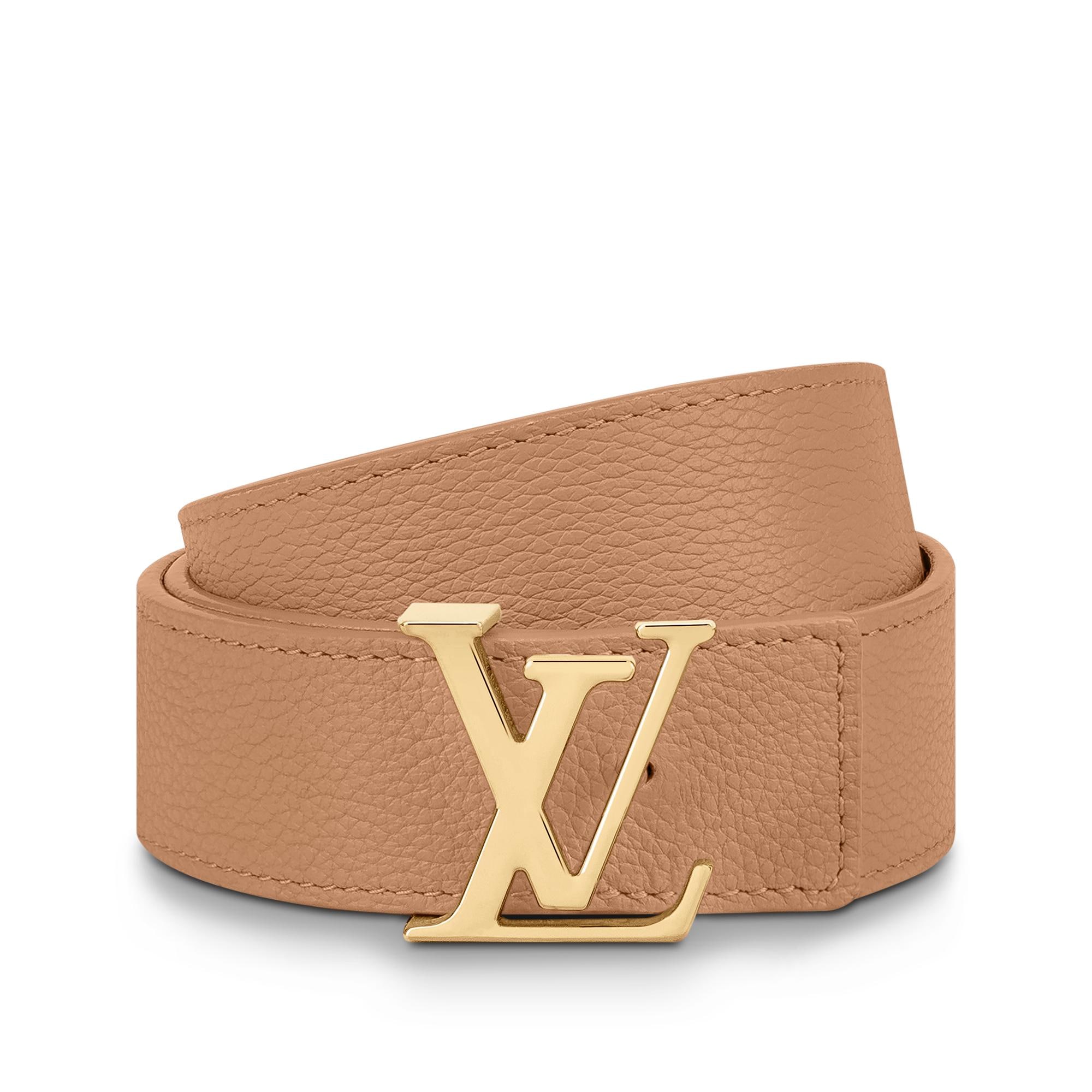 LV Initiales 30毫米雙面皮帶 Monogram 帆布 in 女士