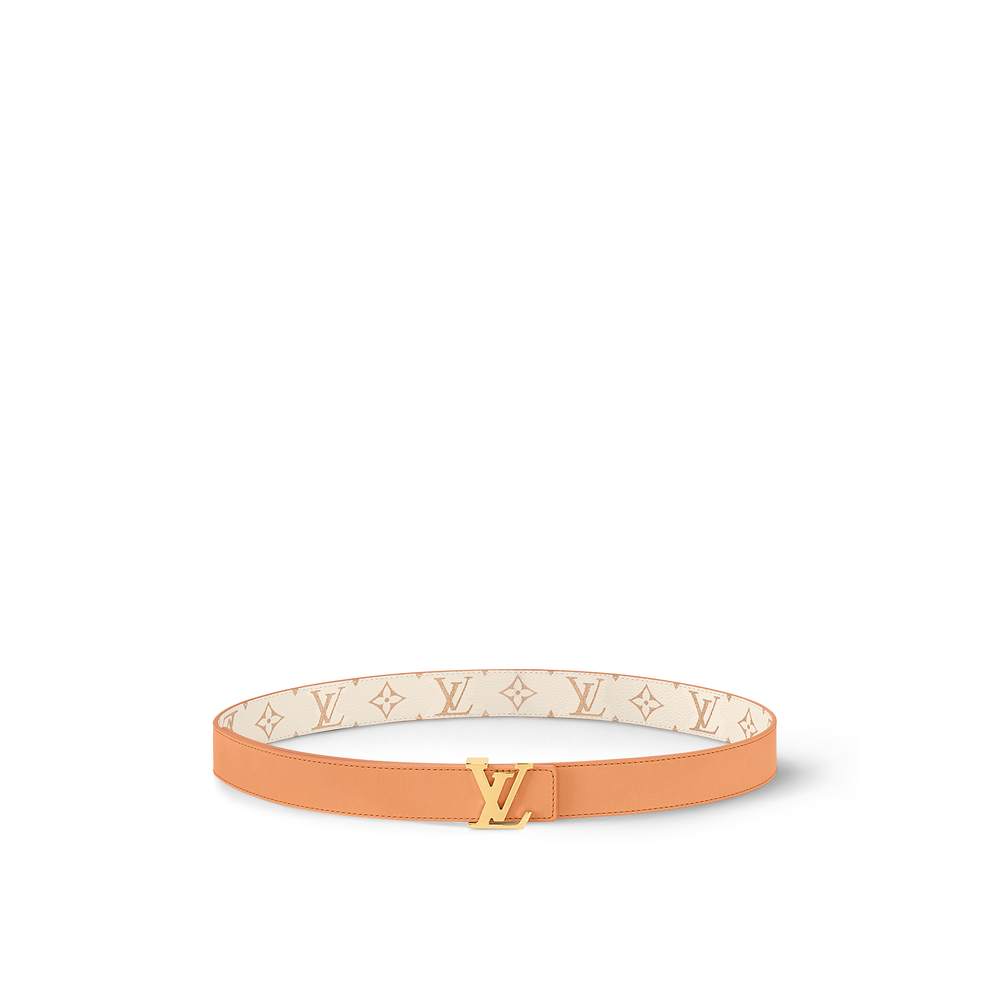 LV Iconic 30毫米雙面皮帶 Monogram Empreinte 皮革 in 女士