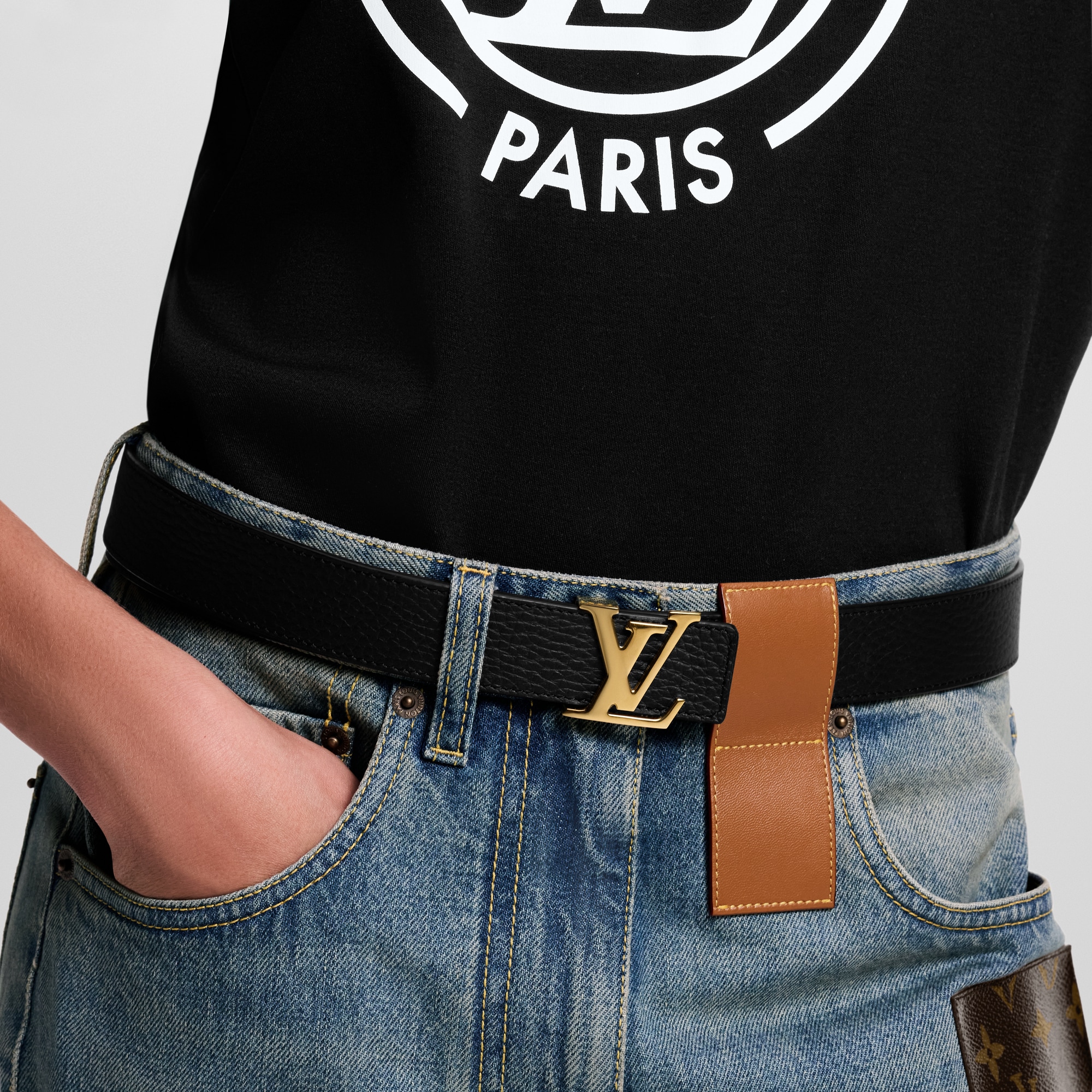 LV Initiales 30毫米雙面皮帶  in 女士