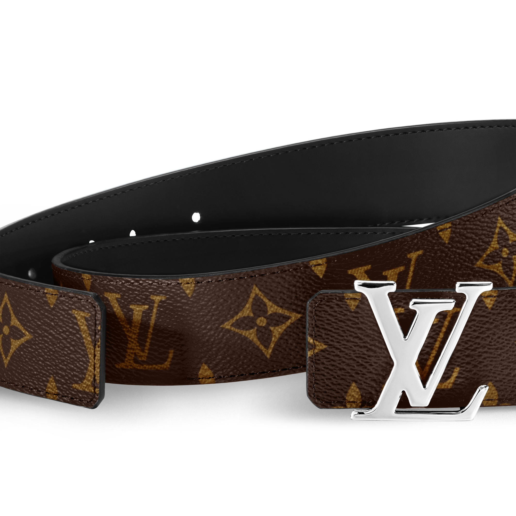 LV Initiales 35毫米雙面皮帶  in 男士