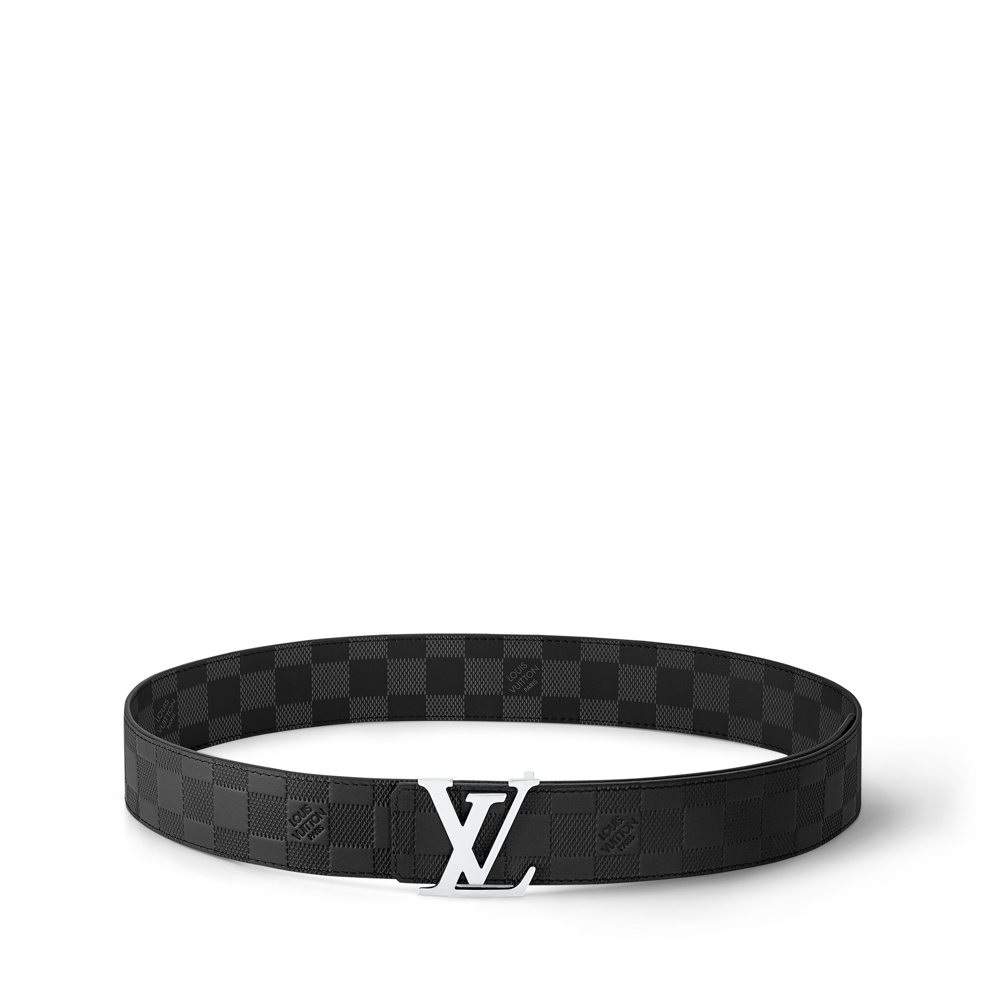 LV Initiales 40毫米雙面皮帶 Damier Infini 皮革 in 男士