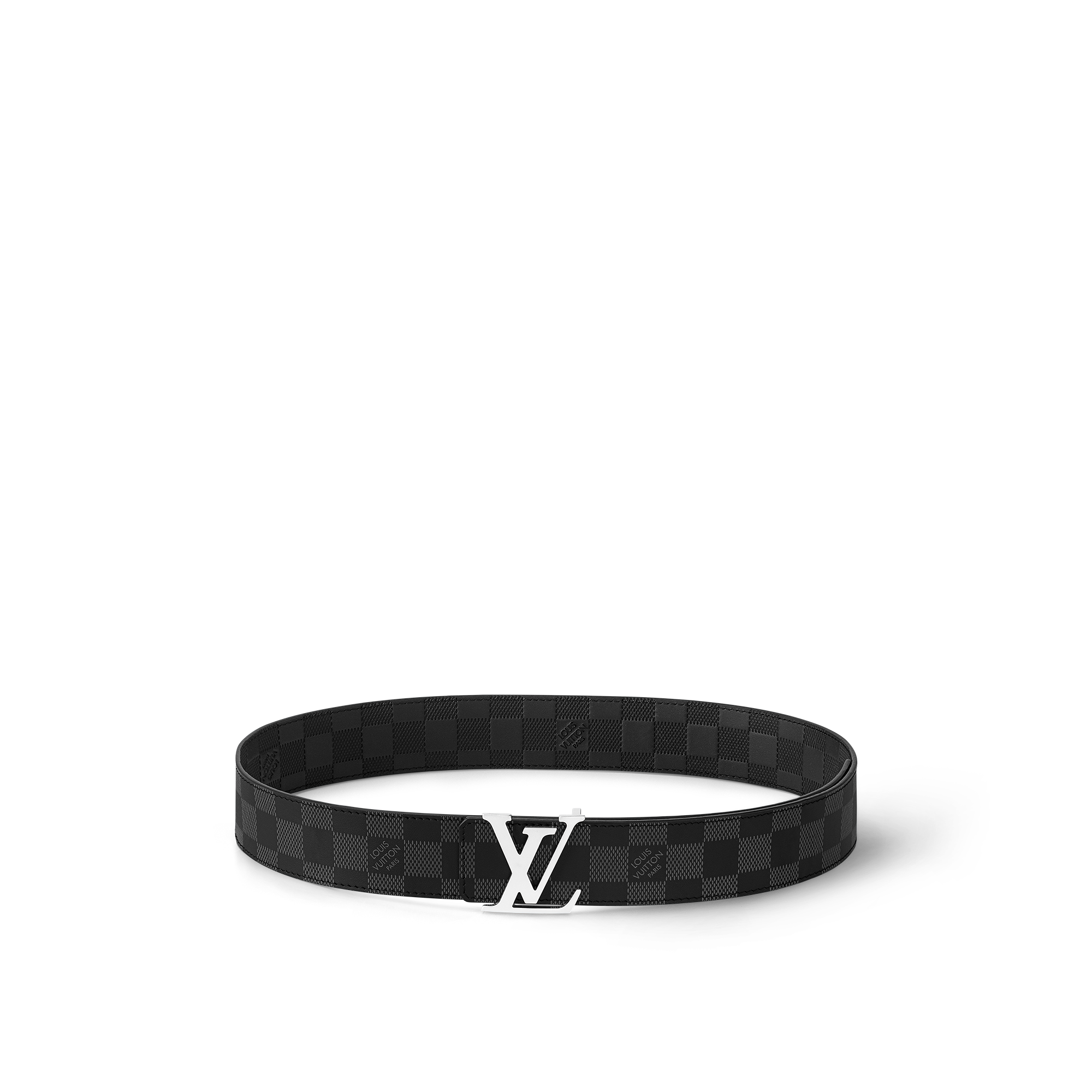 LV Initiales 40毫米雙面皮帶 Damier Infini 皮革 in 男士
