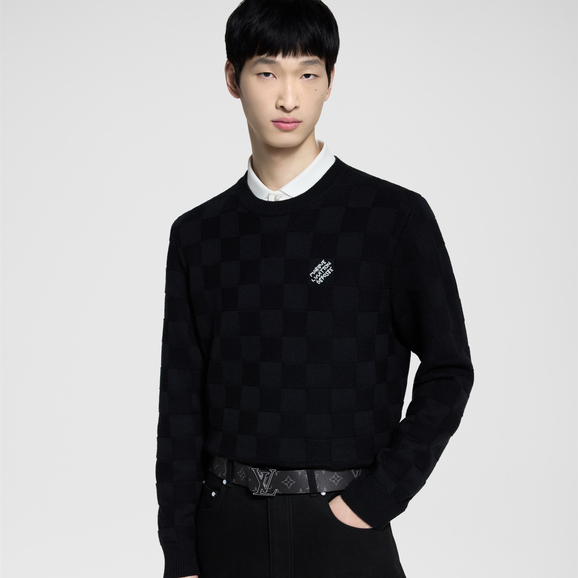 LV Initiales 40毫米雙面皮帶 Taigarama in 男士