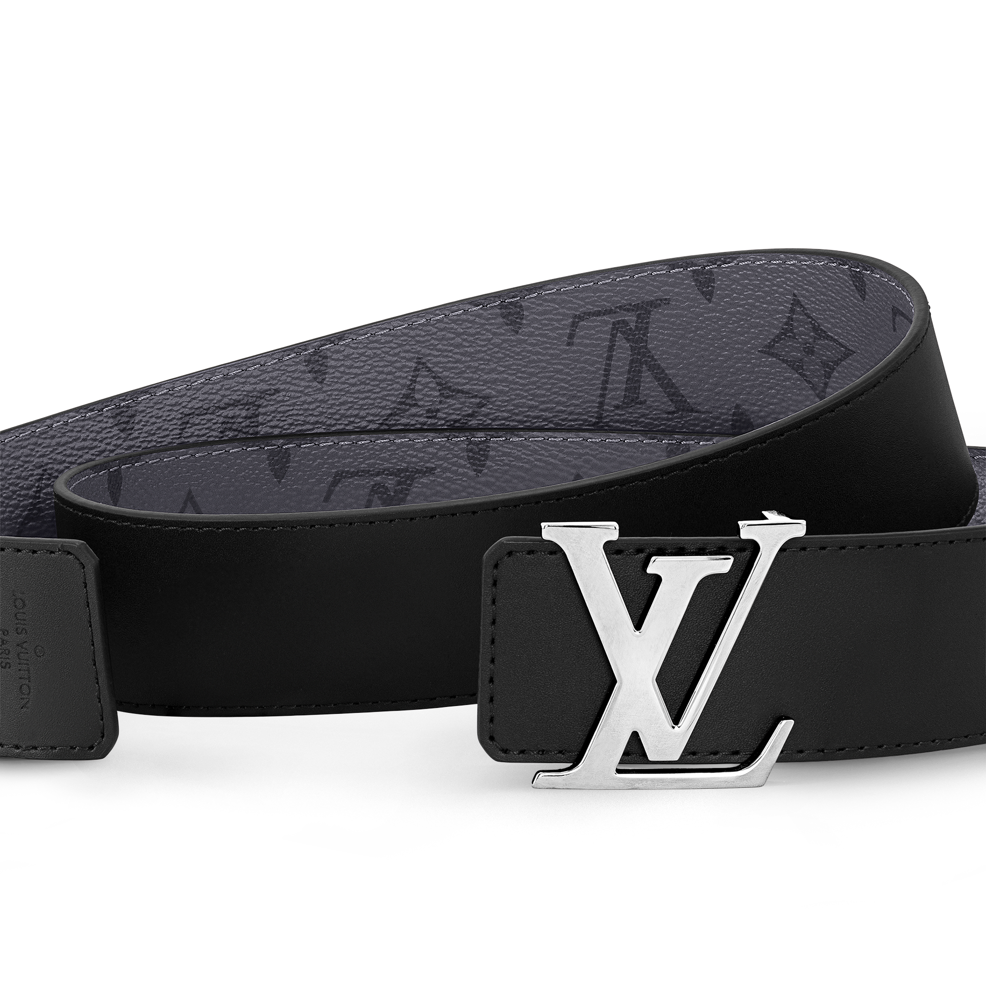 LV Initials 40毫米雙面皮帶 G66 in 男士
