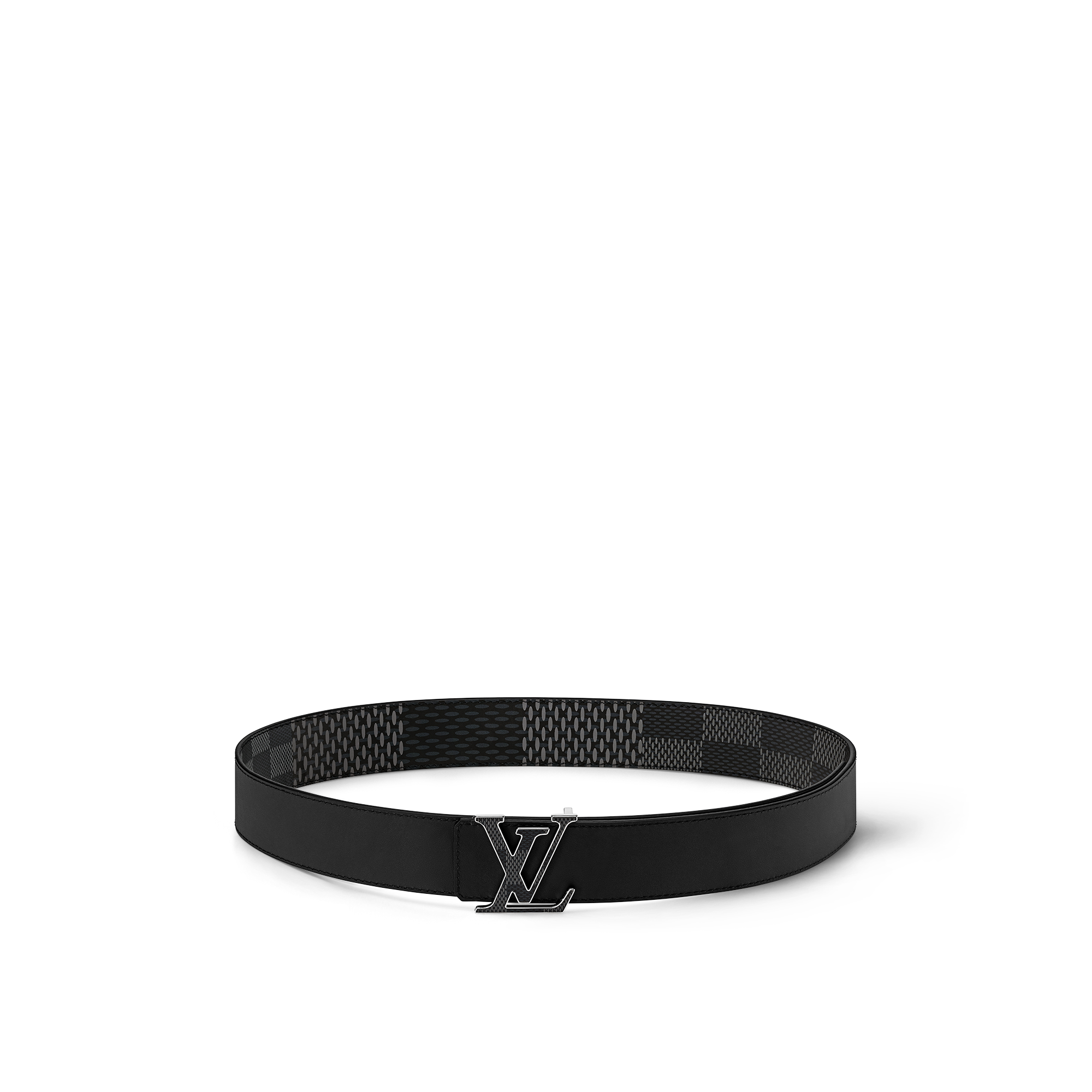 LV Initiales 40毫米雙面皮帶 Damier Infini 皮革 in 男士