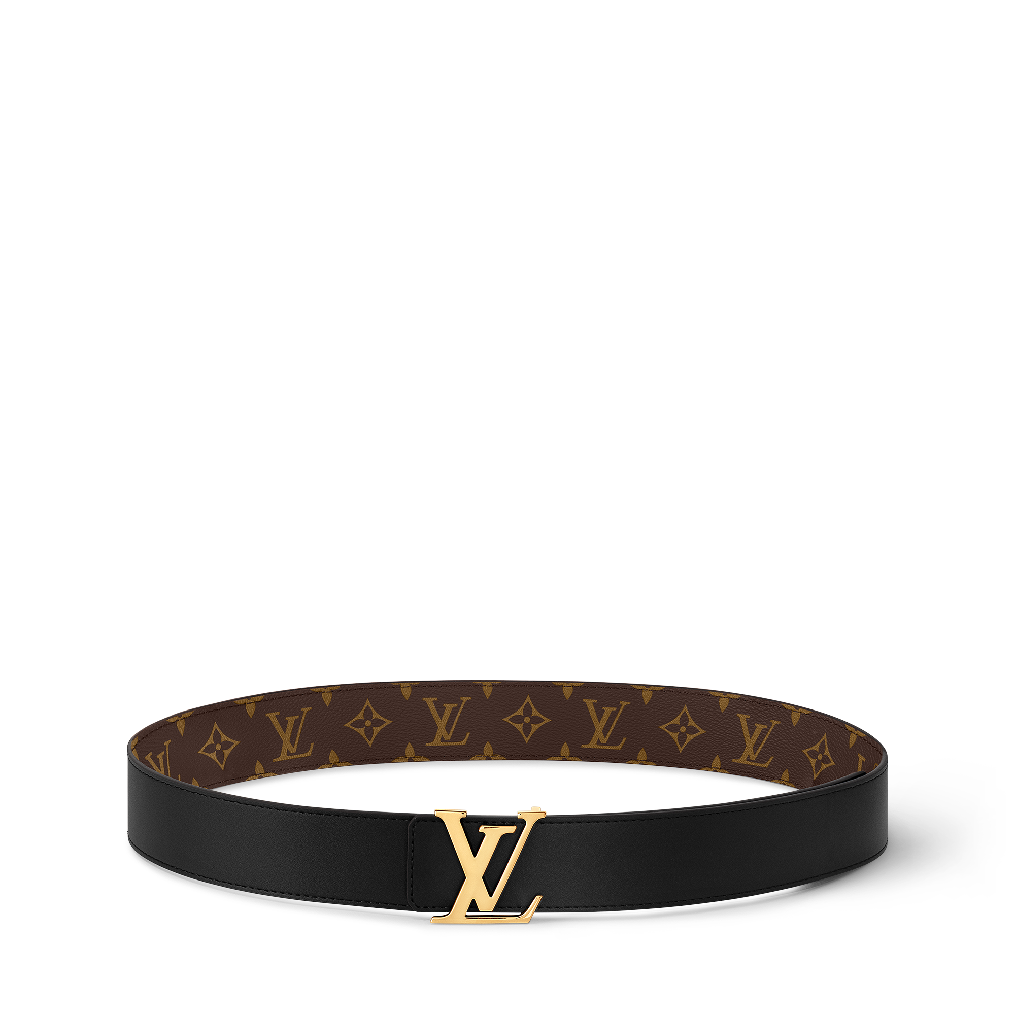LV Initiales 40毫米雙面皮帶 Monogram 帆布 in 女士