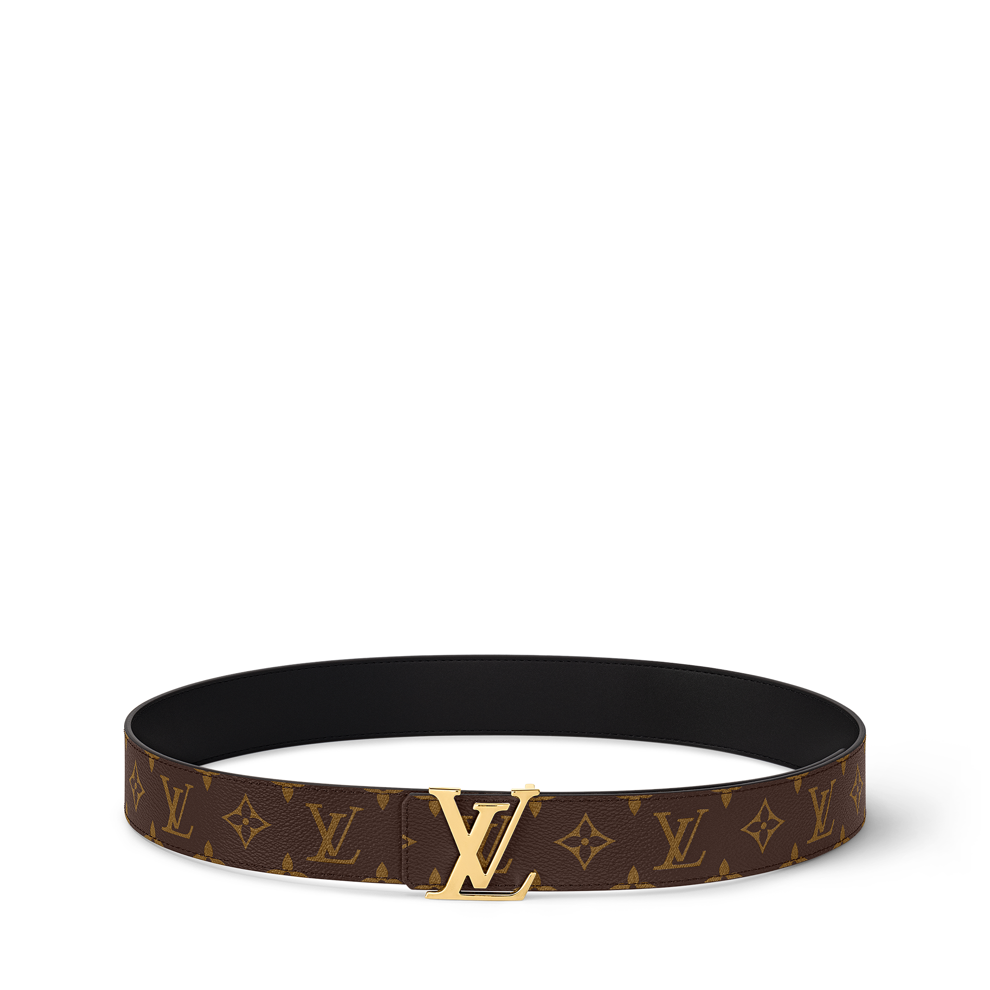 LV Initiales 40毫米雙面皮帶 Monogram 帆布 in 女士