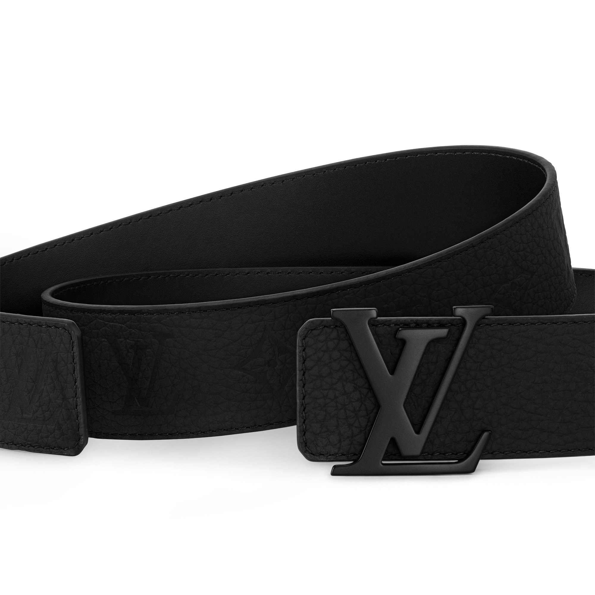 LV Initiales 40毫米雙面皮帶  in 男士