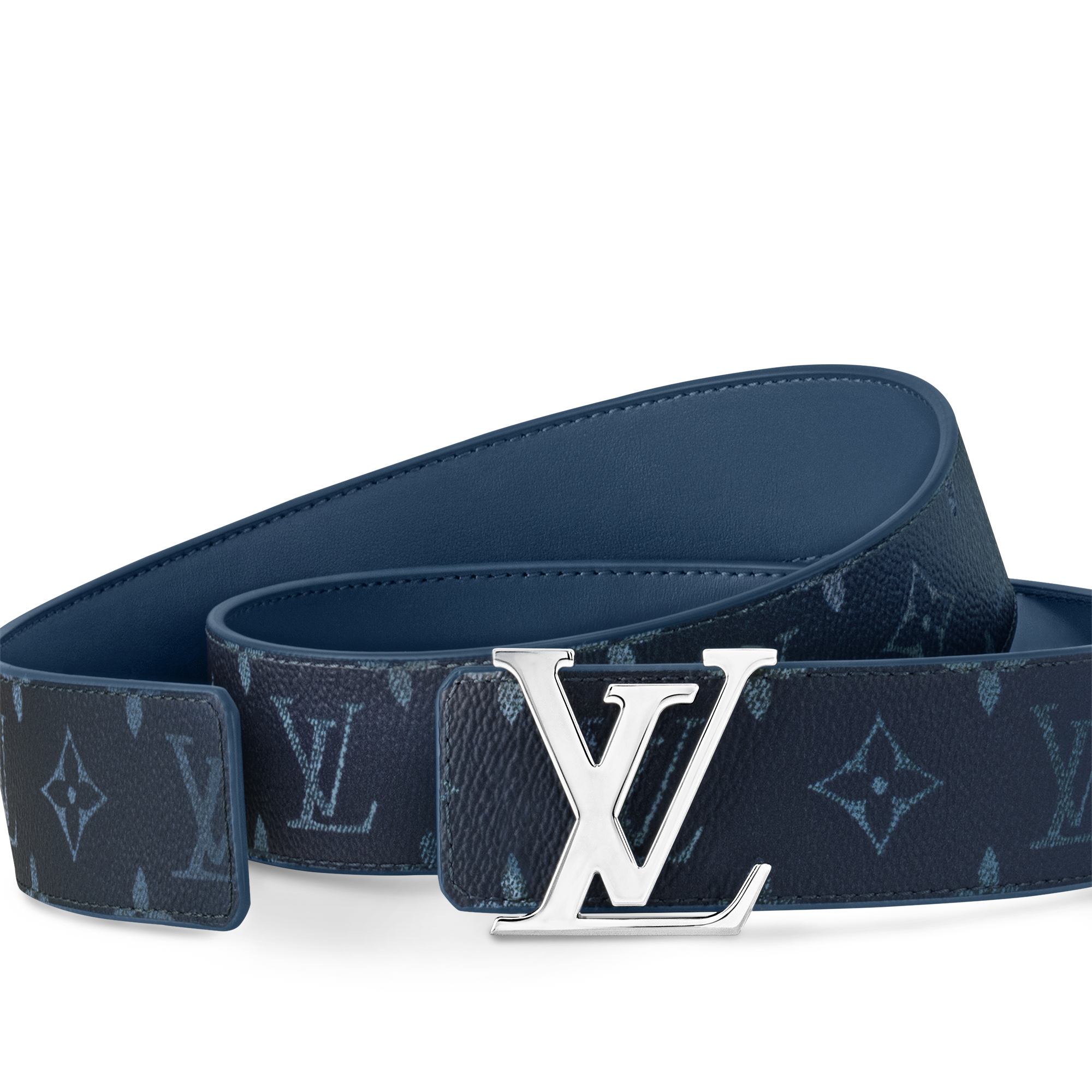 LV Initiales 40毫米雙面皮帶  in 男士